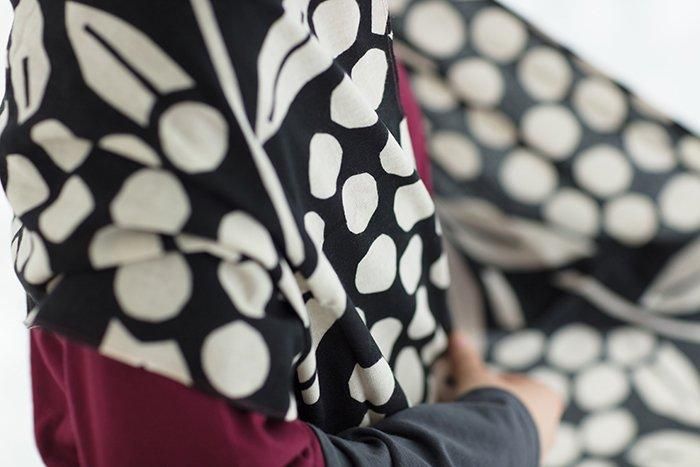 Coton ISE, bambou maculé / nanten, couleur plume mouillée (petite couleur) 2