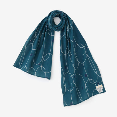 Isemomen Cotton Scarf /Rubber Rubber Band Greyish Green 2