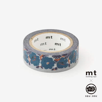【官網限定】SOU・SOU×mt圖案紋樣・紙膠帶/熱情【寬1.5cm】