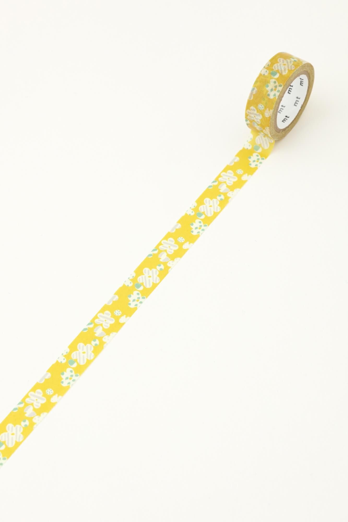 SOU・SOU×mt圖案紋樣・紙膠帶／綻放[1.5cm 寬]