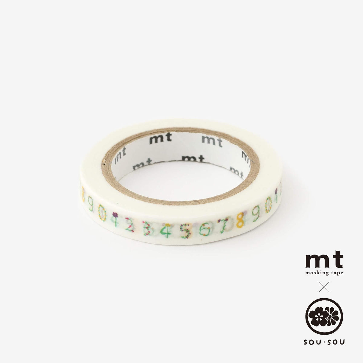 【新品】海外マステ　白花花 163737627_1200x1200_crop_cente