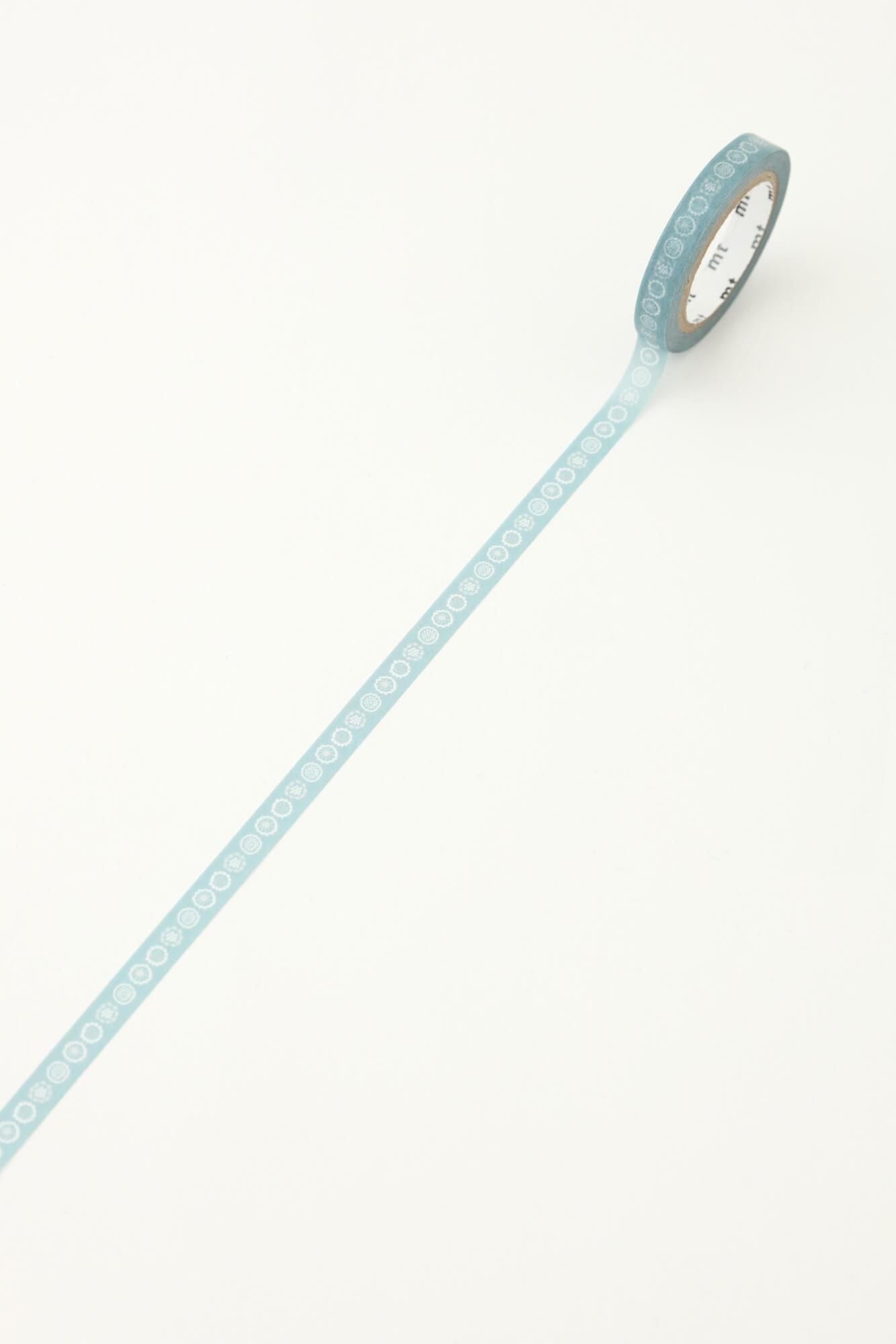 [仅在线]SOU・SOU×MT纺织乳房/花绣花（Hanashishu）[0.7厘米宽]