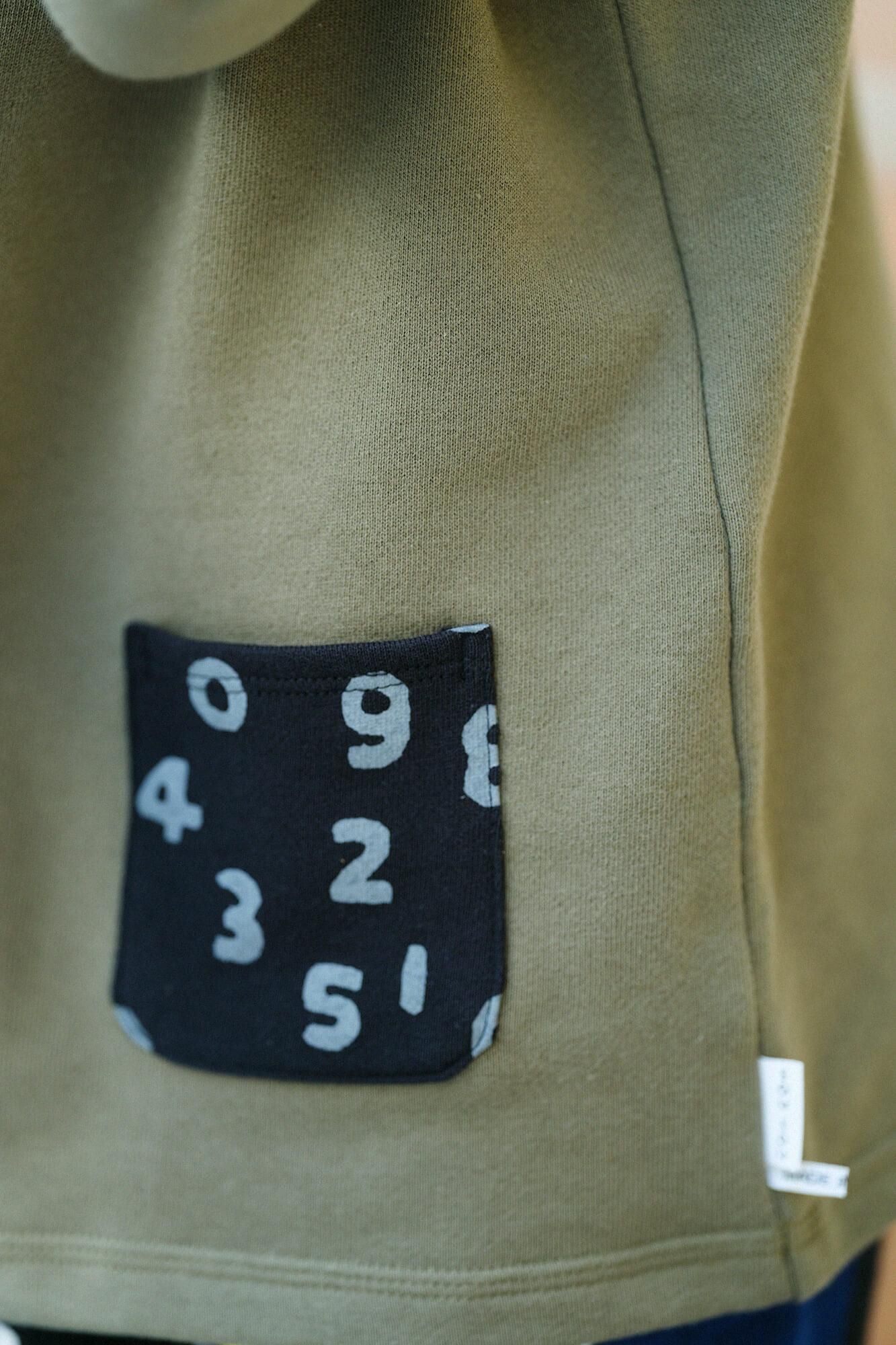 ●うらけ ちがいそでひふ かたあげ／ふかみどりいろ×まっくろ