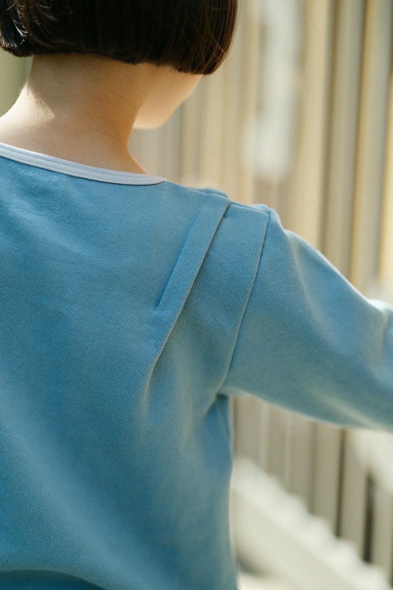 ●Urake verschiedene Ärmel Kataage/Blaugrün x Hellblau