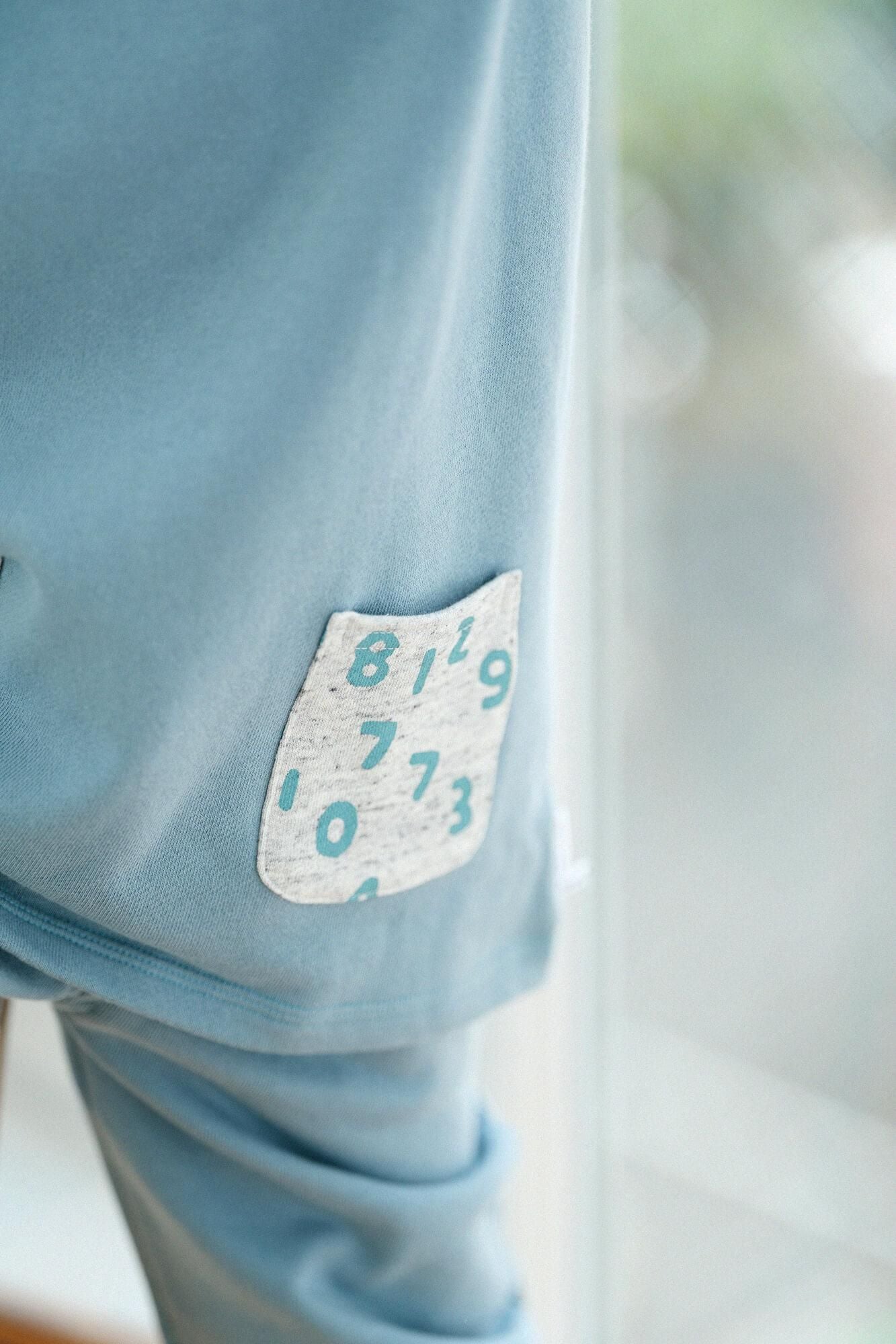 ●Urake verschiedene Ärmel Kataage/Blaugrün x Hellblau