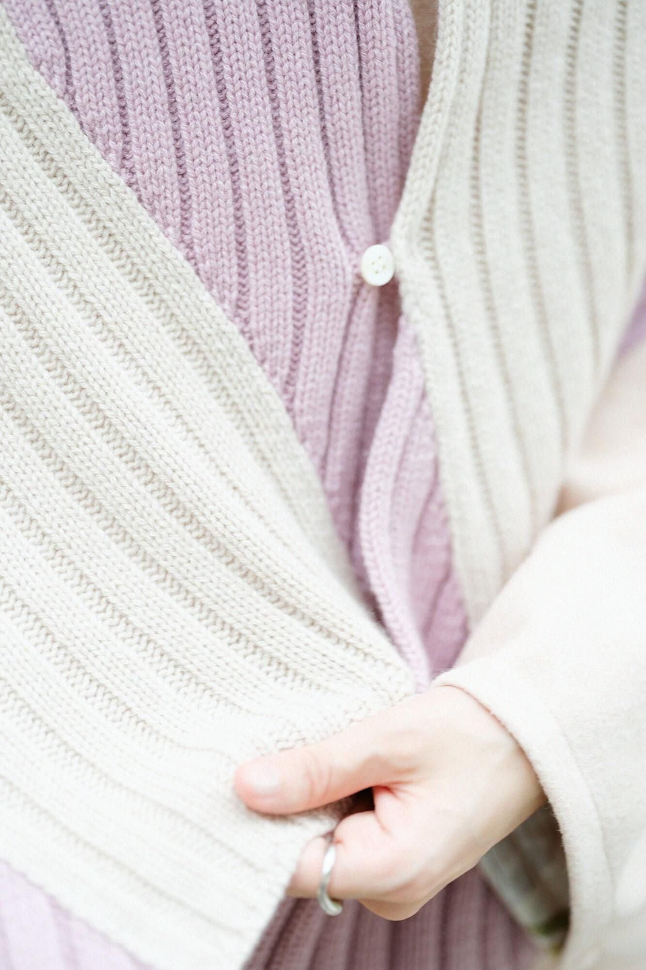 [预约]SOU・SOU×ALPHA Cashmere Karesansui Somenagashi/Tonokoiro×浅棕色（*预定11月25日左右发货）