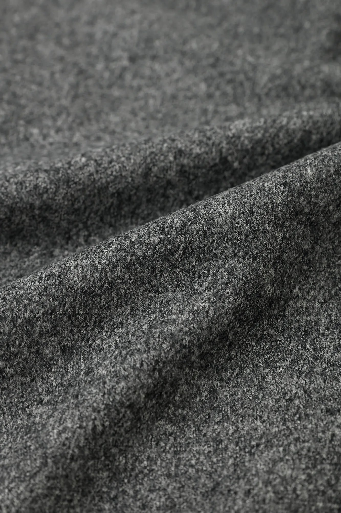 【net limited】Super 100's Wool V Neck Akome Kantoui／Grey Ink▲