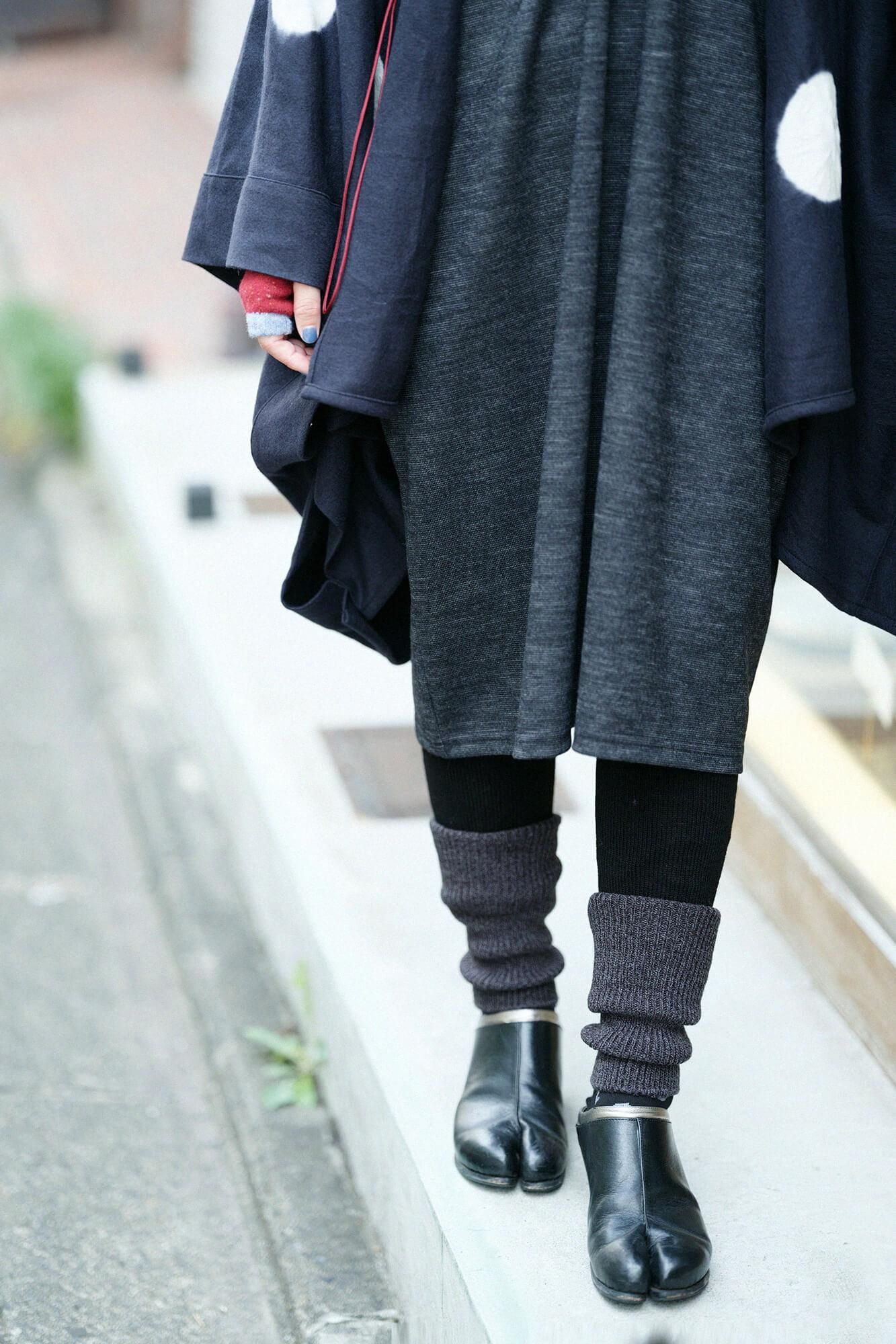 Knit Leg Warmer / Black 2