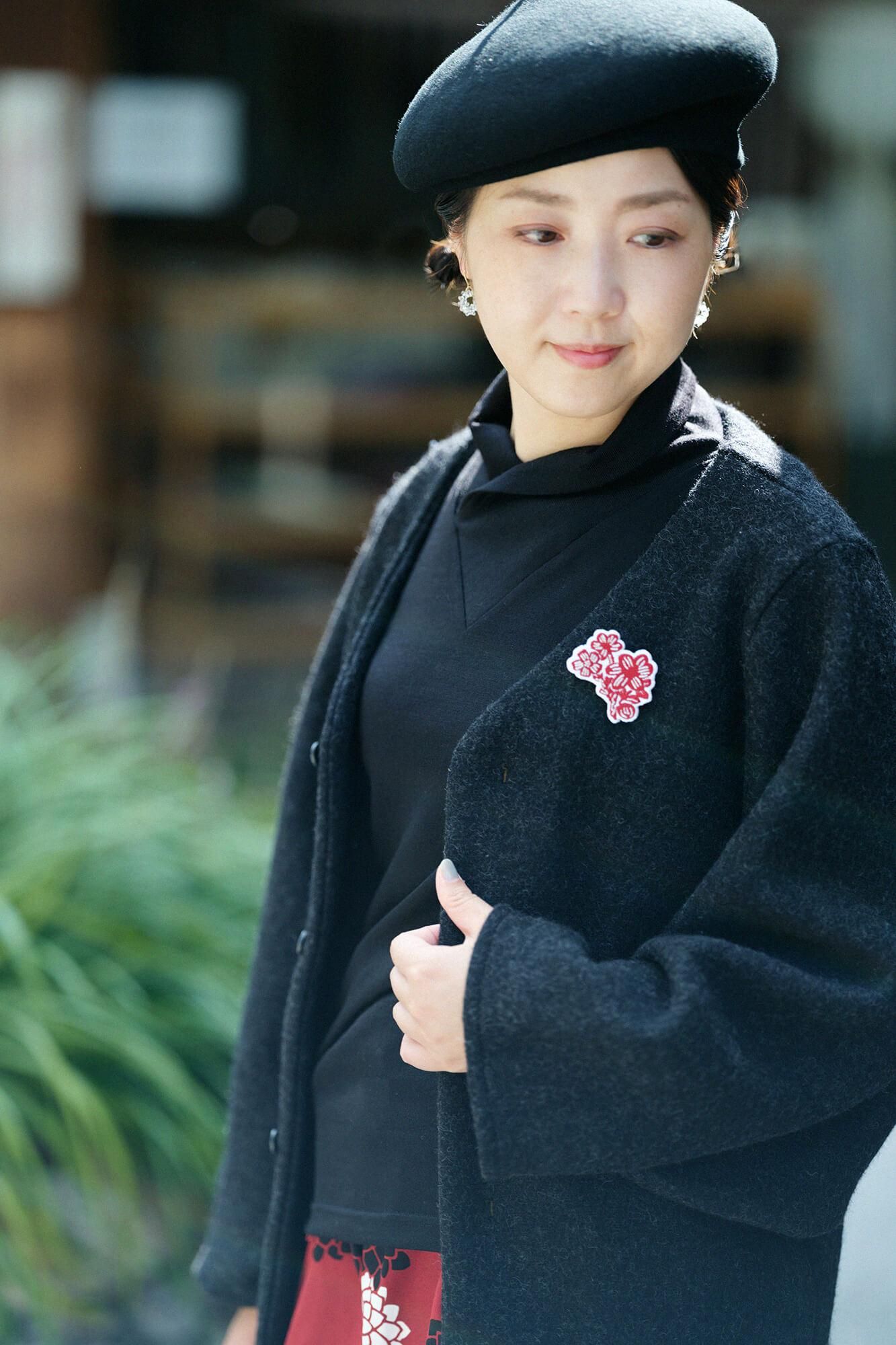 자수 브로치(Shukazari)/판화