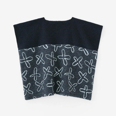 【net限定】舶来羅紗（はくらいらしゃ） 四角衣（しかくい） 組（くみ）／濃紺（のうこん）×すずしろ 褐色（かちいろ）