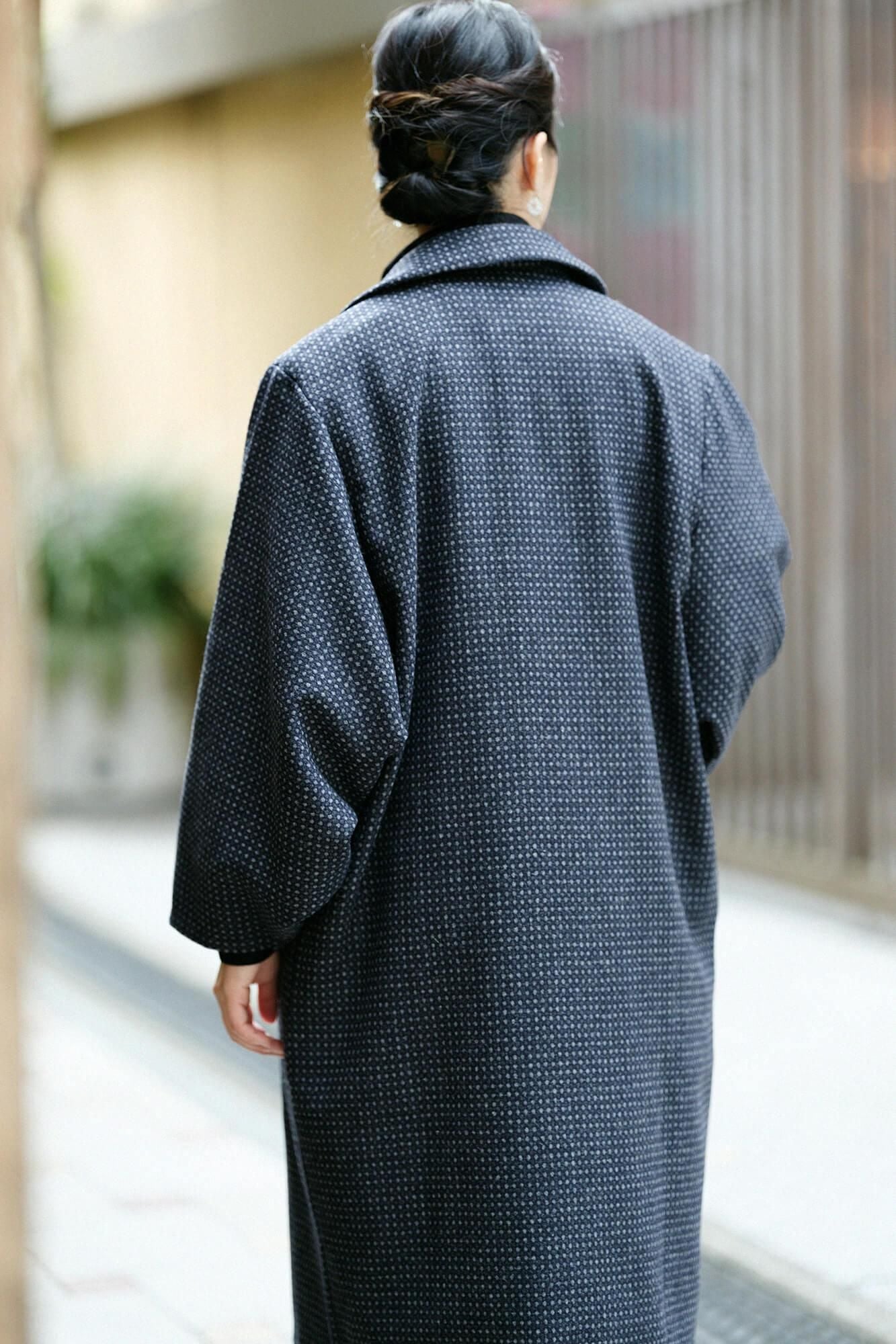 [仅在线]梳子羊毛（SOMO）MAMEGO SHIORI（MAMEGO SHIORI）NAGINATA WIND长长（Nagatake） / Sand-Ink Color（Sunasumiiro）X SO-SU-U