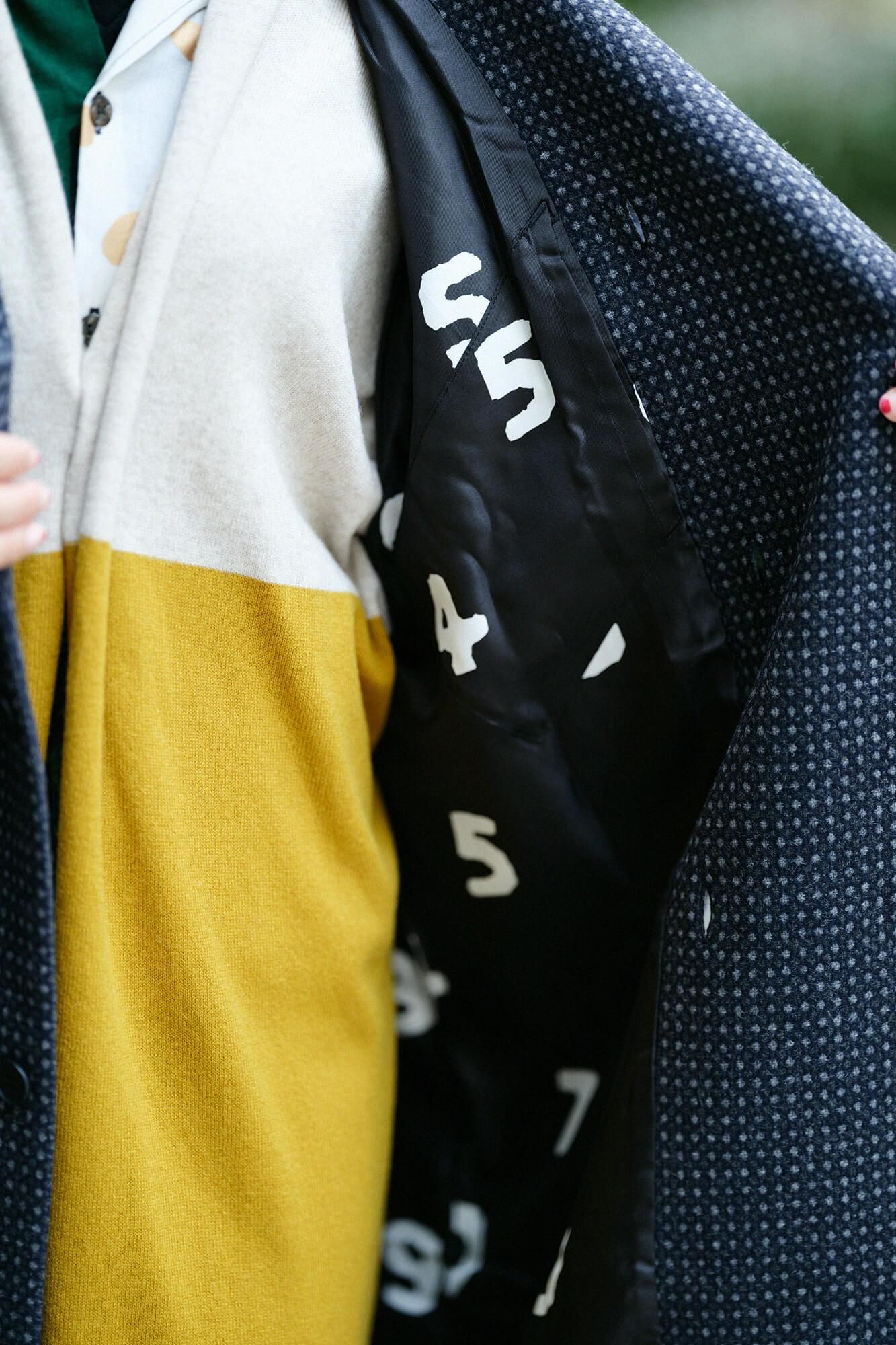 [仅在线]梳子羊毛（SOMO）MAMEGO SHIORI（MAMEGO SHIORI）NAGINATA WIND长长（Nagatake） / Sand-Ink Color（Sunasumiiro）X SO-SU-U