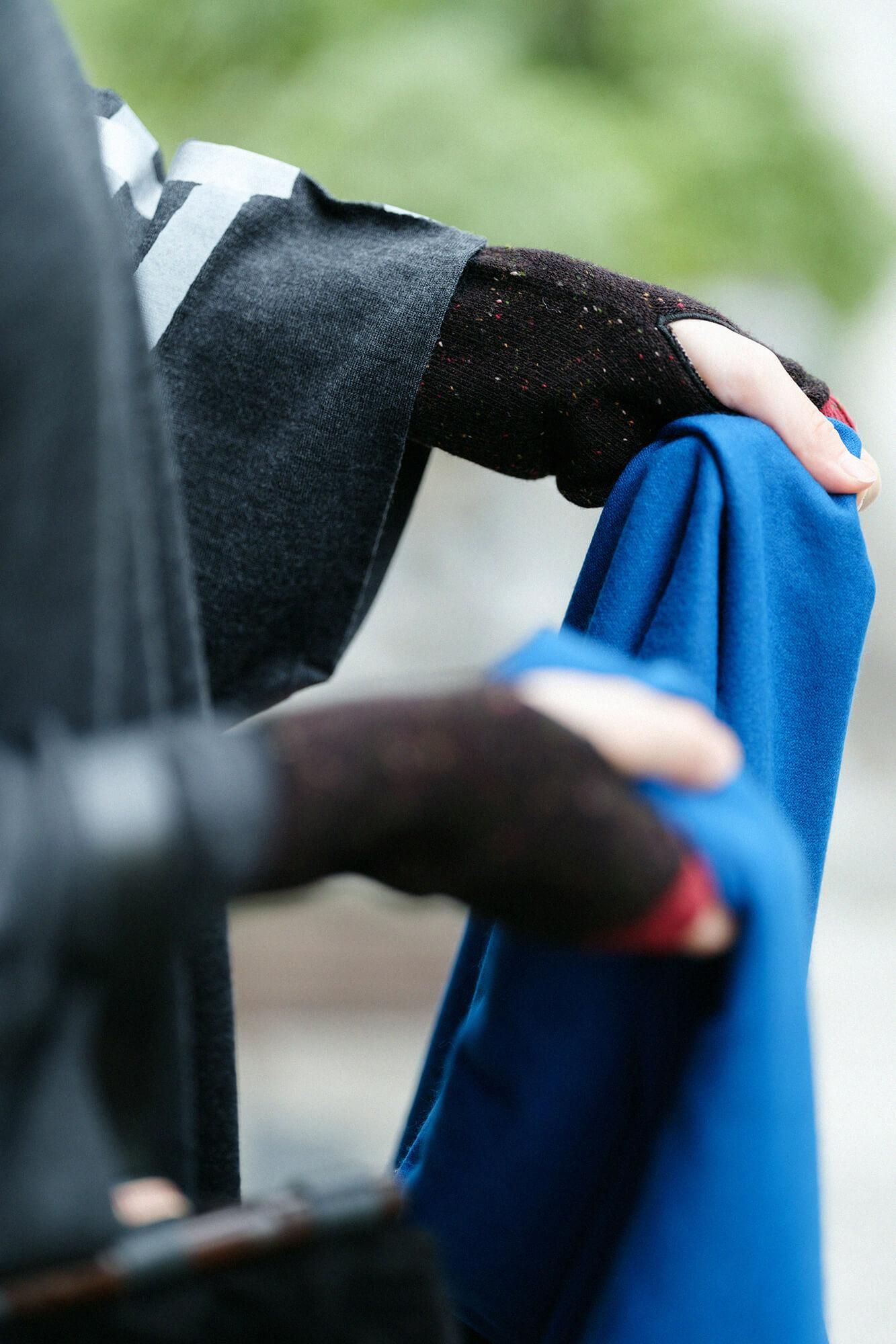 Angora Blend Arm Cover／/ Dark Red