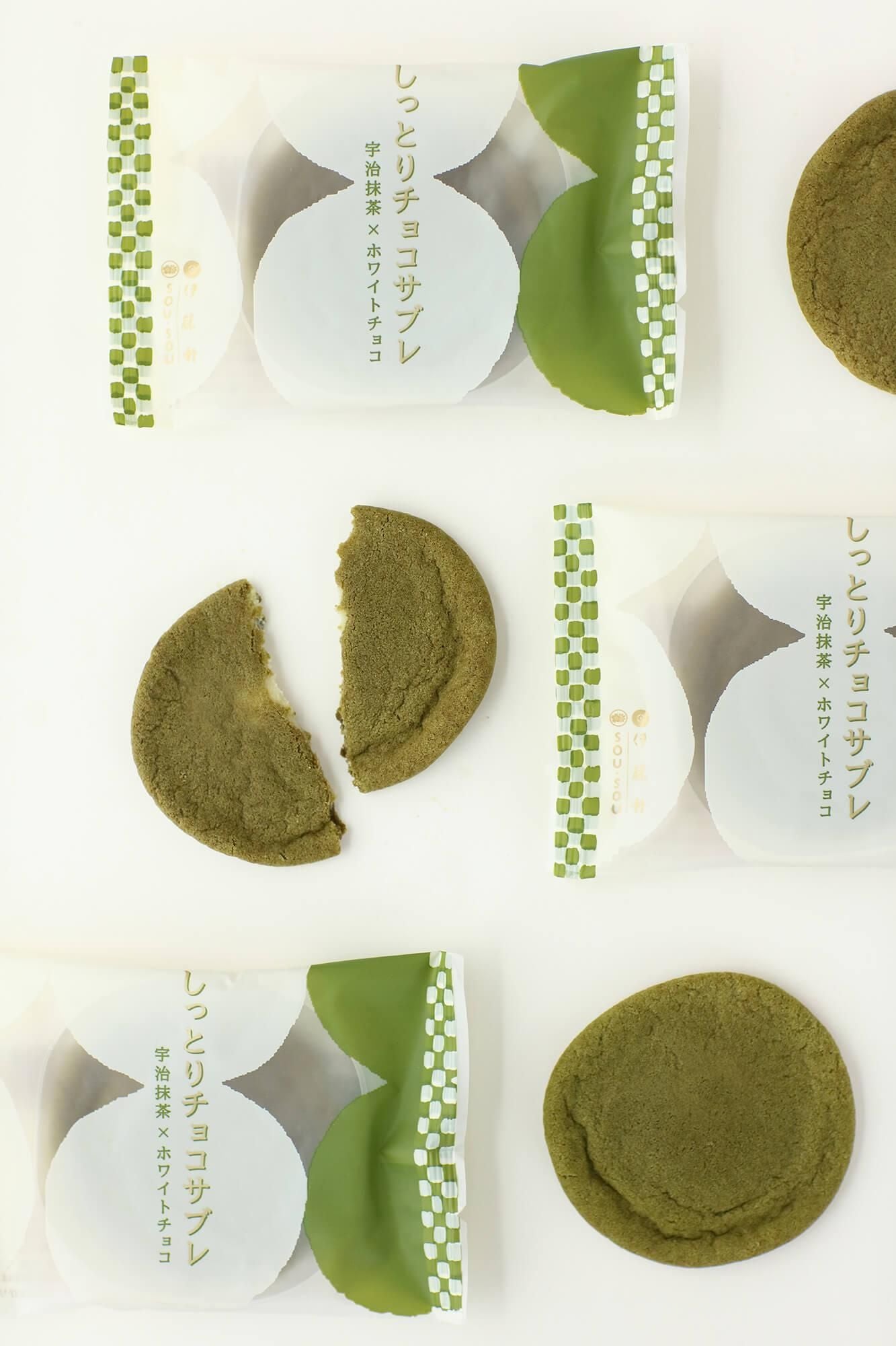 Itoken×SOU・SOU / Moist Chocolate Sablé Uji Matcha×White Chocolate (Box of 5 pcs)