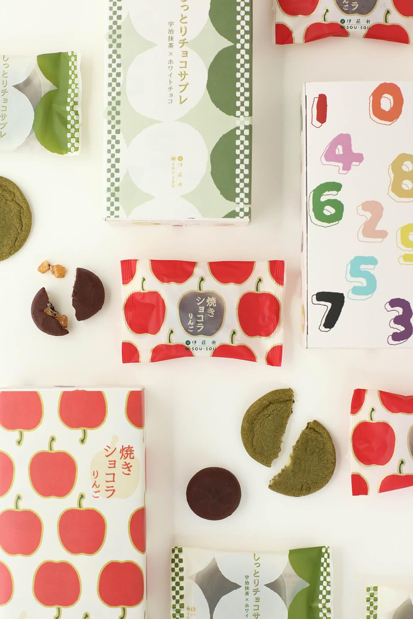 Itoken×SOU・SOU / Moist Chocolate Sablé Uji Matcha×White Chocolate (Box of 5 pcs)