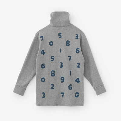 【官網限定】內仿毛針織立領外套／灰色x SO-SU-U十數