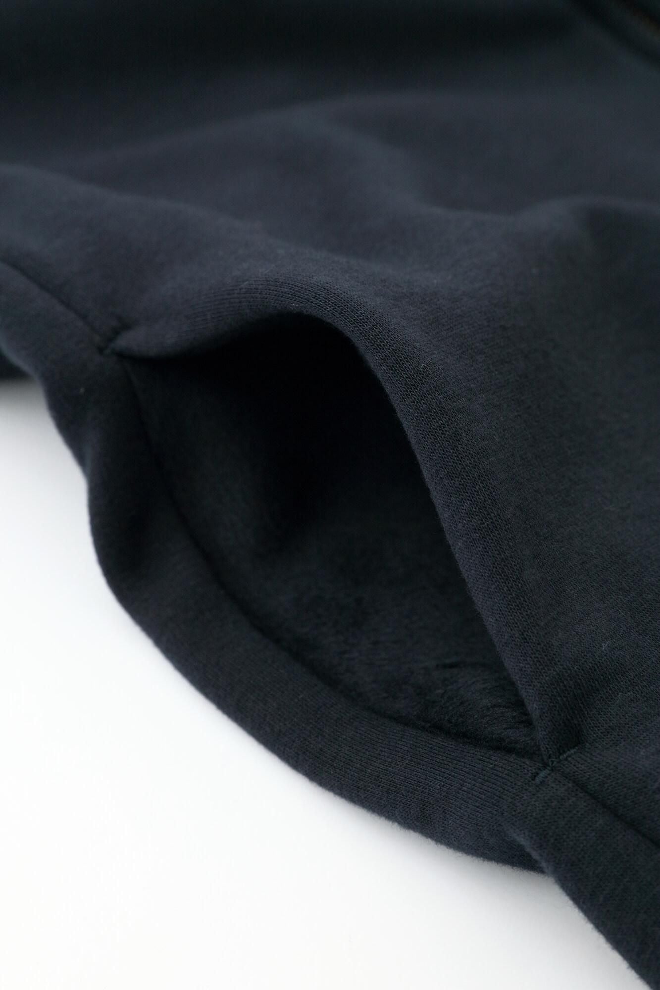 [仅在线] BOA编织衬里高脖子Blouson/Dark Navy X So-Su-U