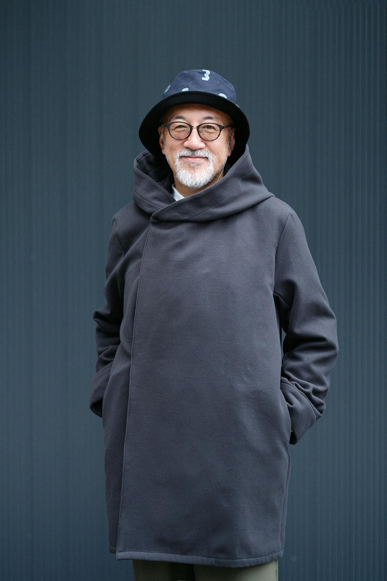 雙面用 漁夫帽／SO-SU-U十數 暗藍色