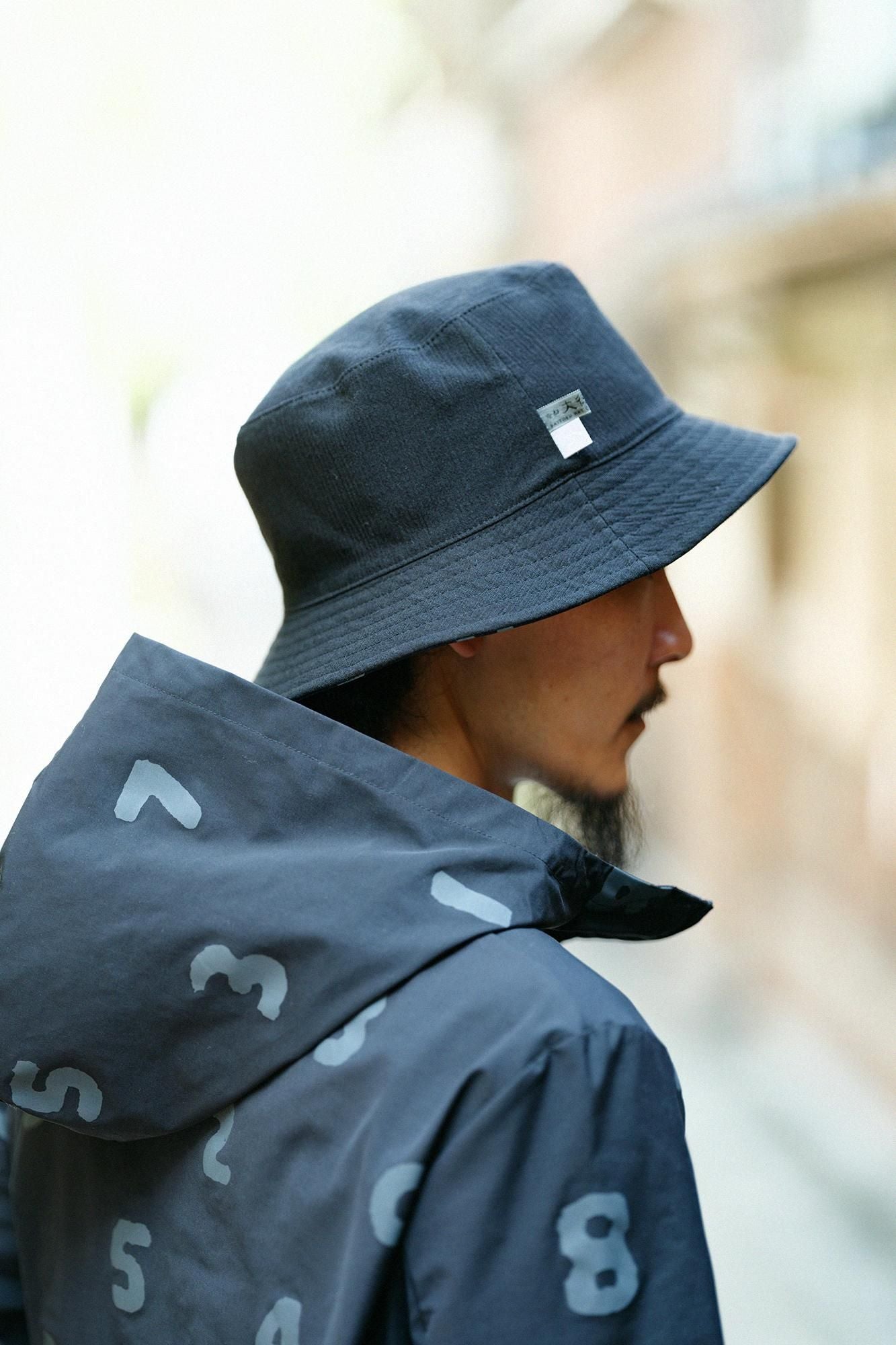 雙面用 漁夫帽／SO-SU-U十數 暗藍色