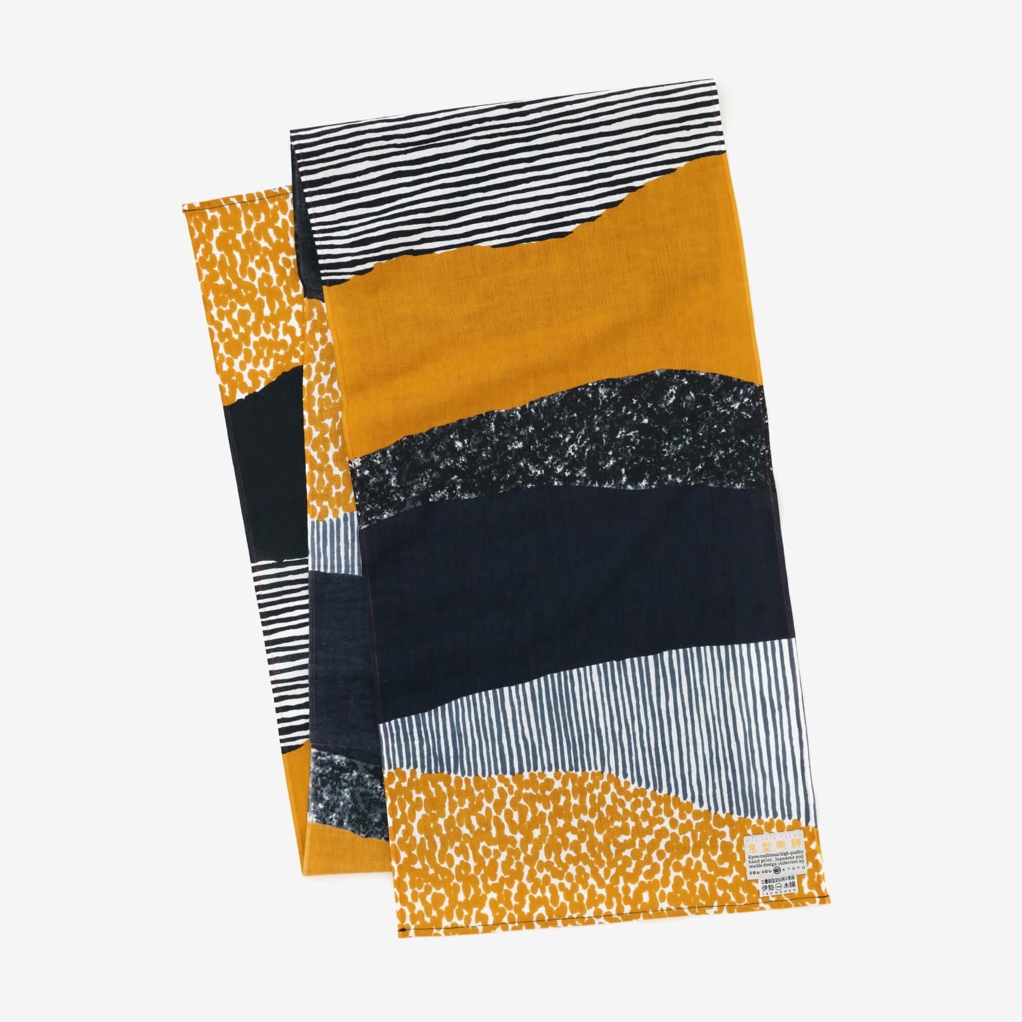 Isemomen Cotton neck / Higashiyama Scarf Golden Field 2