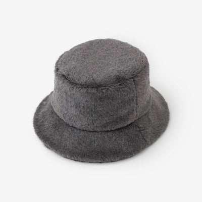 【預購】仿毛漁夫帽／深鉛色×SO-SU-U十數 昆（※預計於12月9日左右發貨）