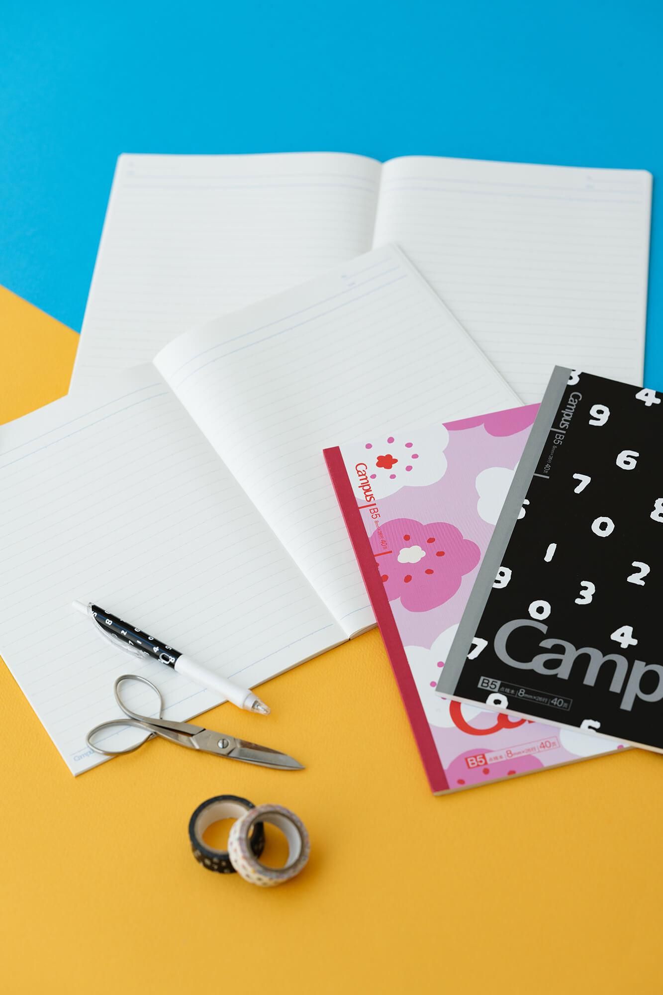 SOU・SOU ×KOKUYO Campus Notebook B5 Size Wireless Binding / SO-SU-U Set