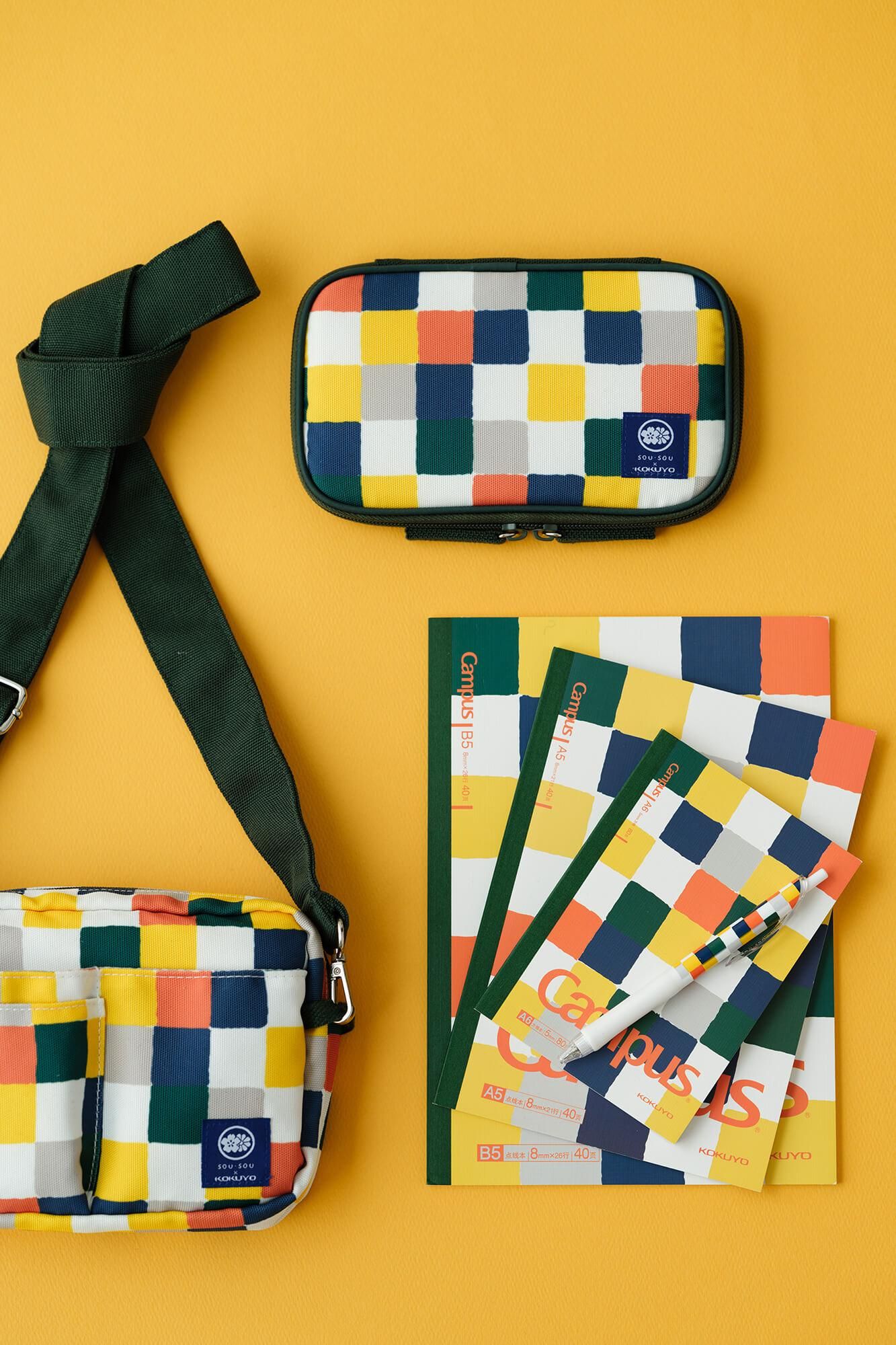 SOU・SOU ×KOKUYO Campus Notebook B5 Size Wireless Binding / SO-SU-U Set