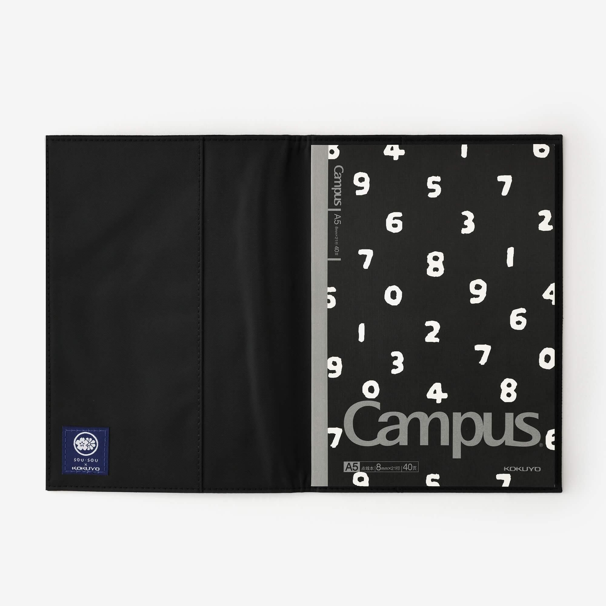 SOU・SOU× KOKUYO Notizbuchhülle im A5-Format/SO-SU-U Nurebairo (Nurebairo)