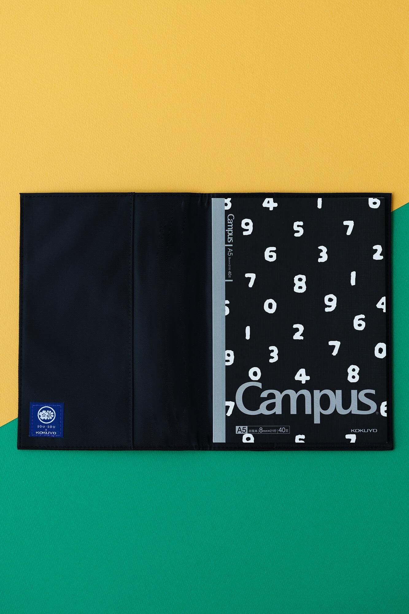 SOU・SOU× KOKUYO Notizbuchhülle im A5-Format/SO-SU-U Nurebairo (Nurebairo)