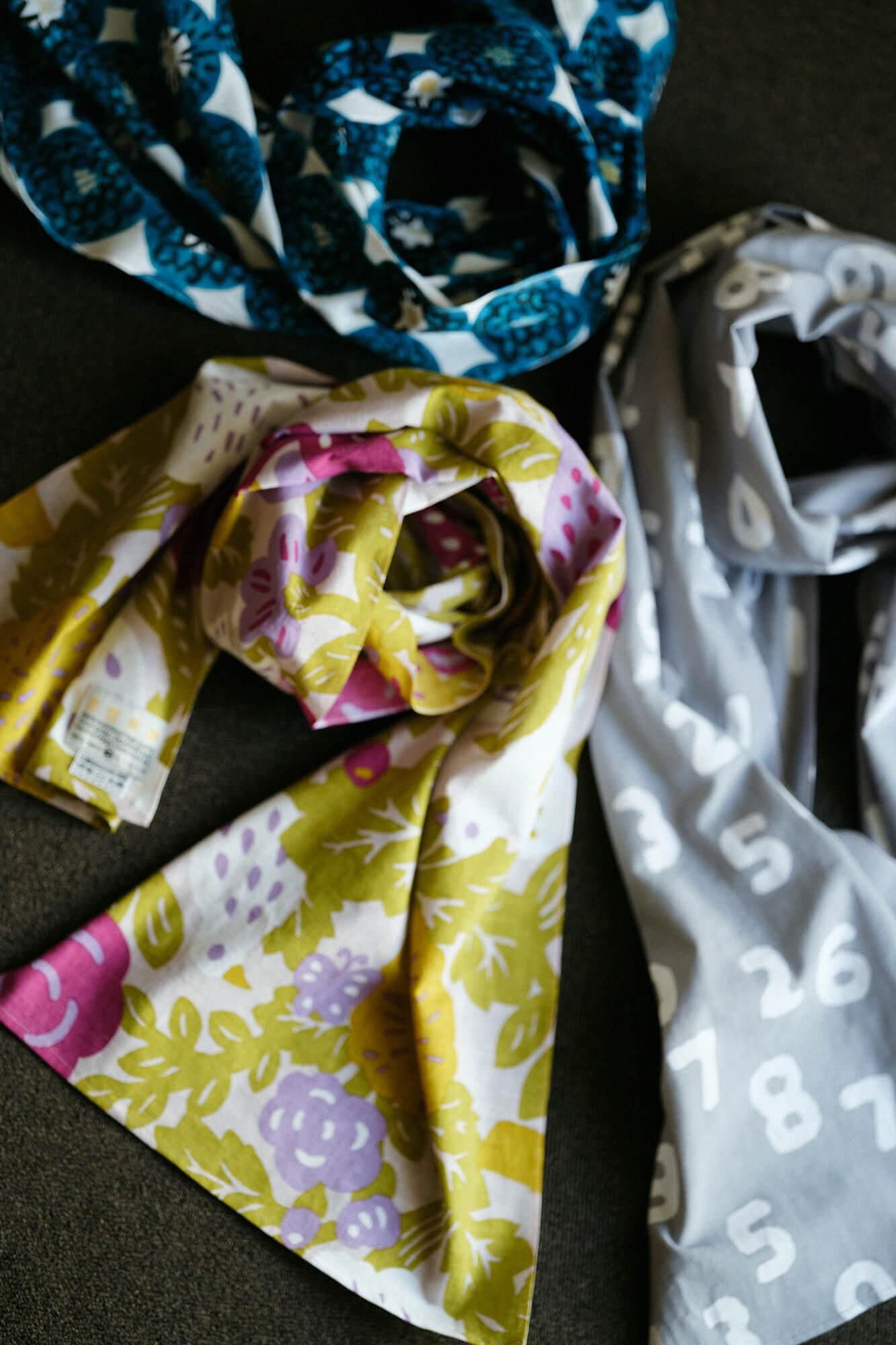 伊勢木棉 圍巾／鳥 微睡