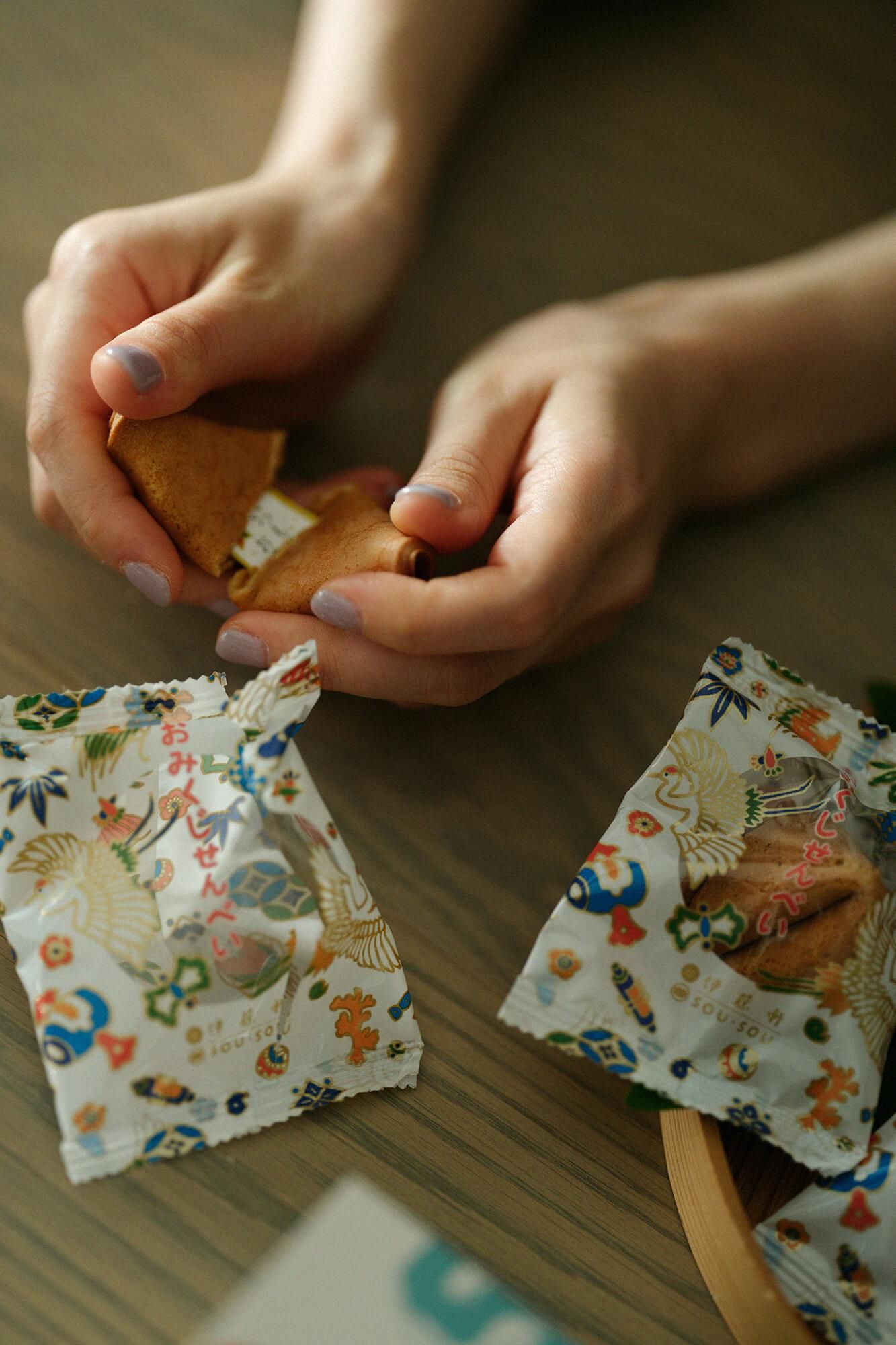 Itoken×SOU・SOU/ Omikuji-Reiscracker 10 Stück