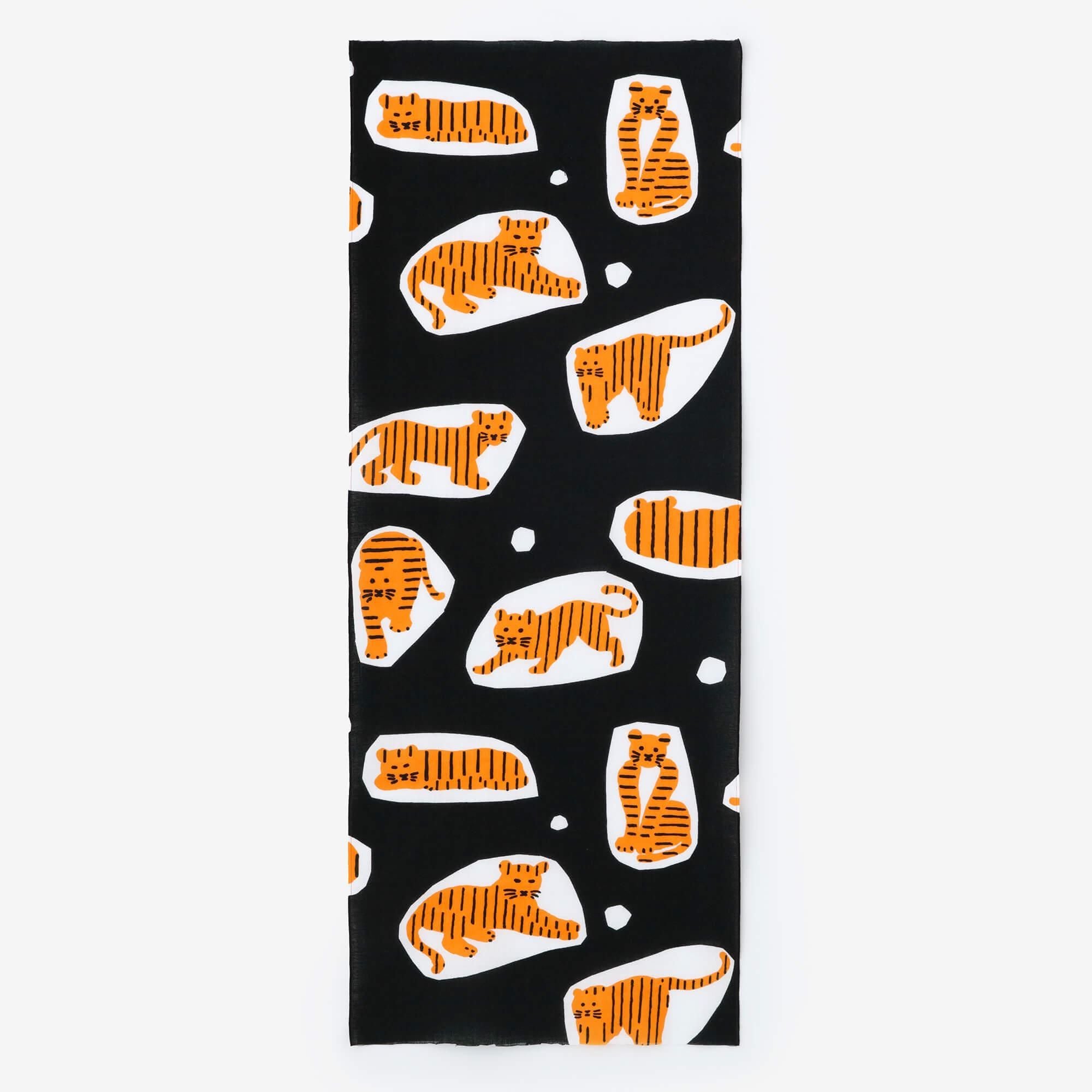 Isemomen Cotton Textile Handkerchief／Zodiac Handkerchief Year of the Tiger 2022