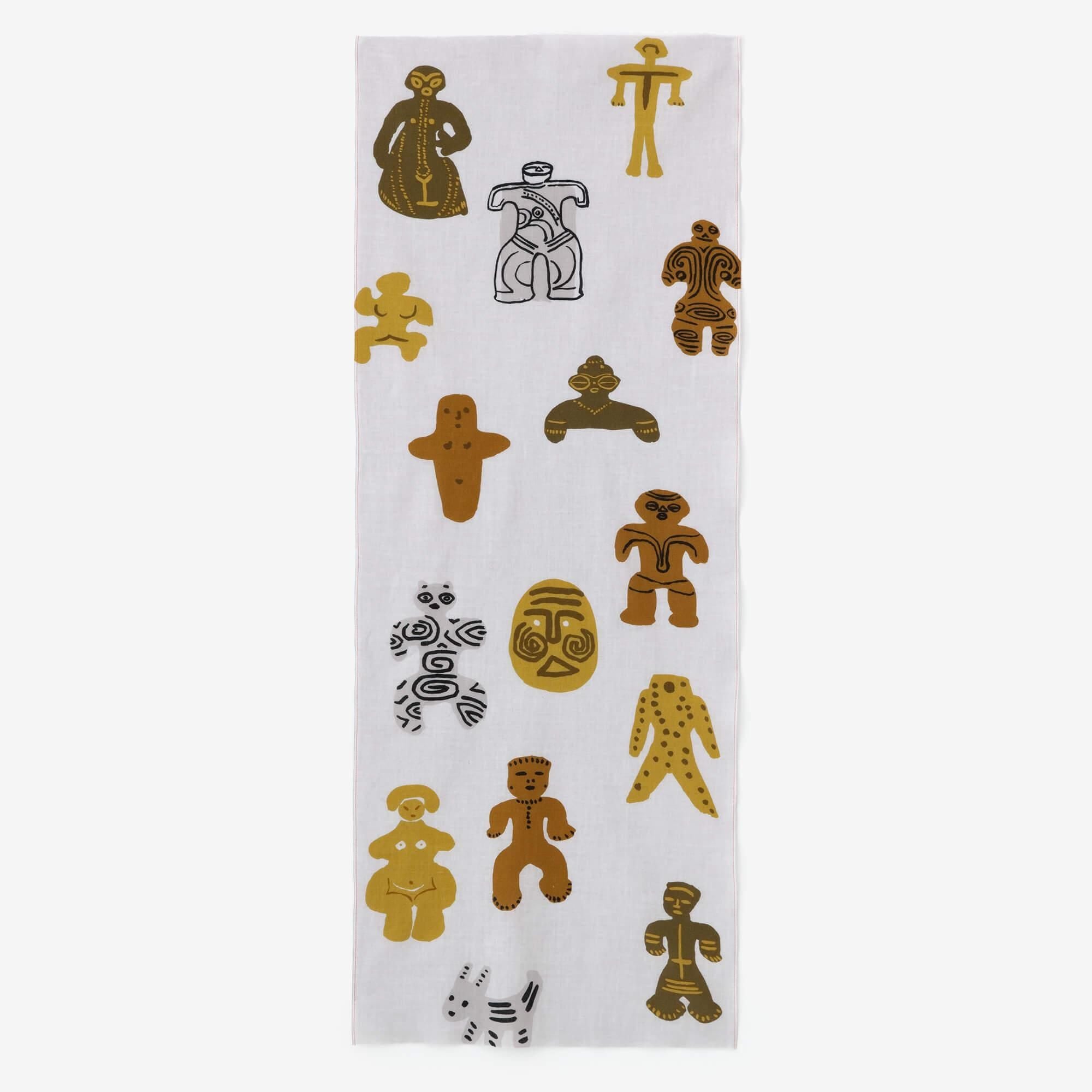 伊勢木綿 textile手ぬぐい／土偶（どぐう）