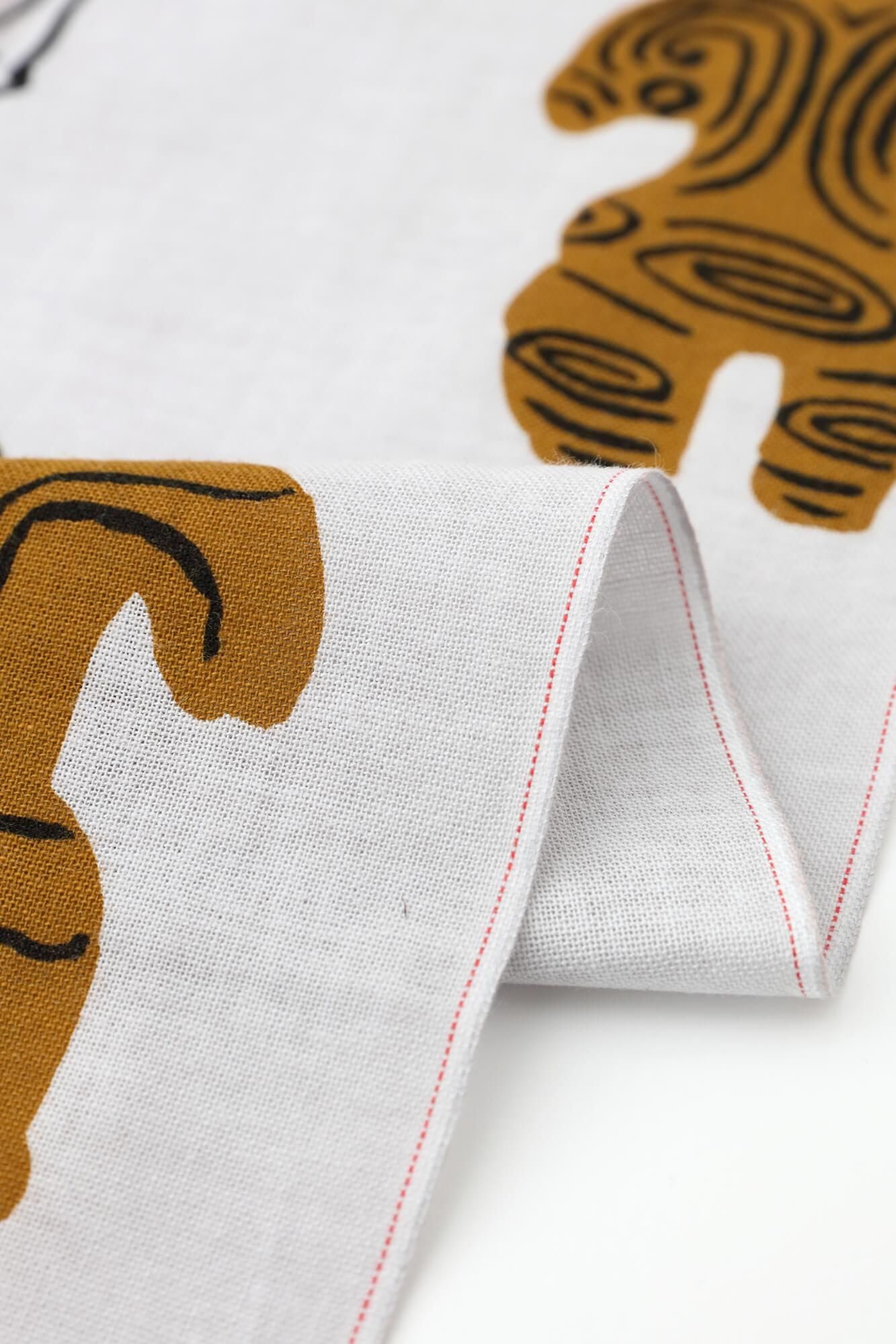 伊勢木綿 textile手ぬぐい／土偶（どぐう）