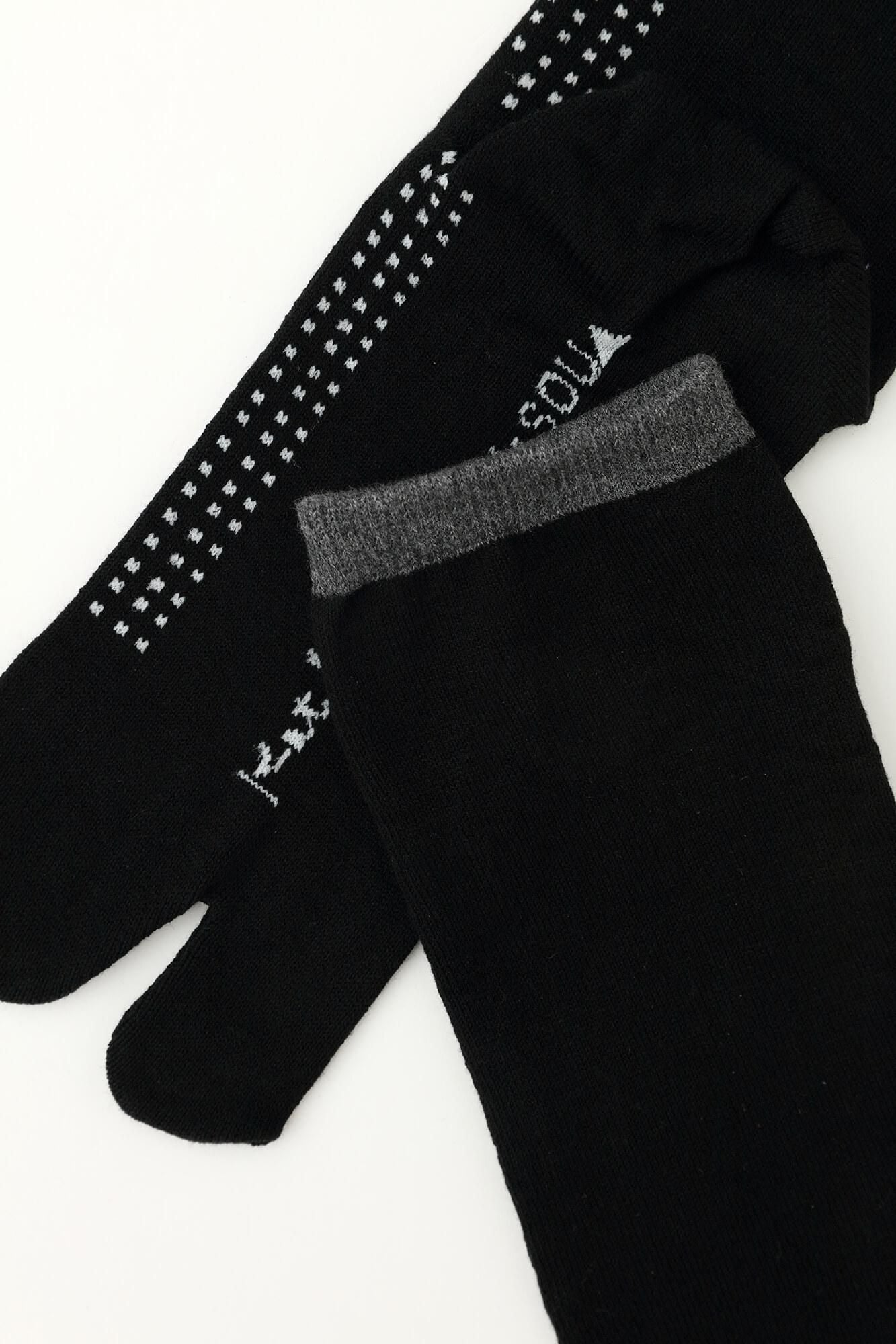 Tabi Socks（Knee High）／Shadow Black