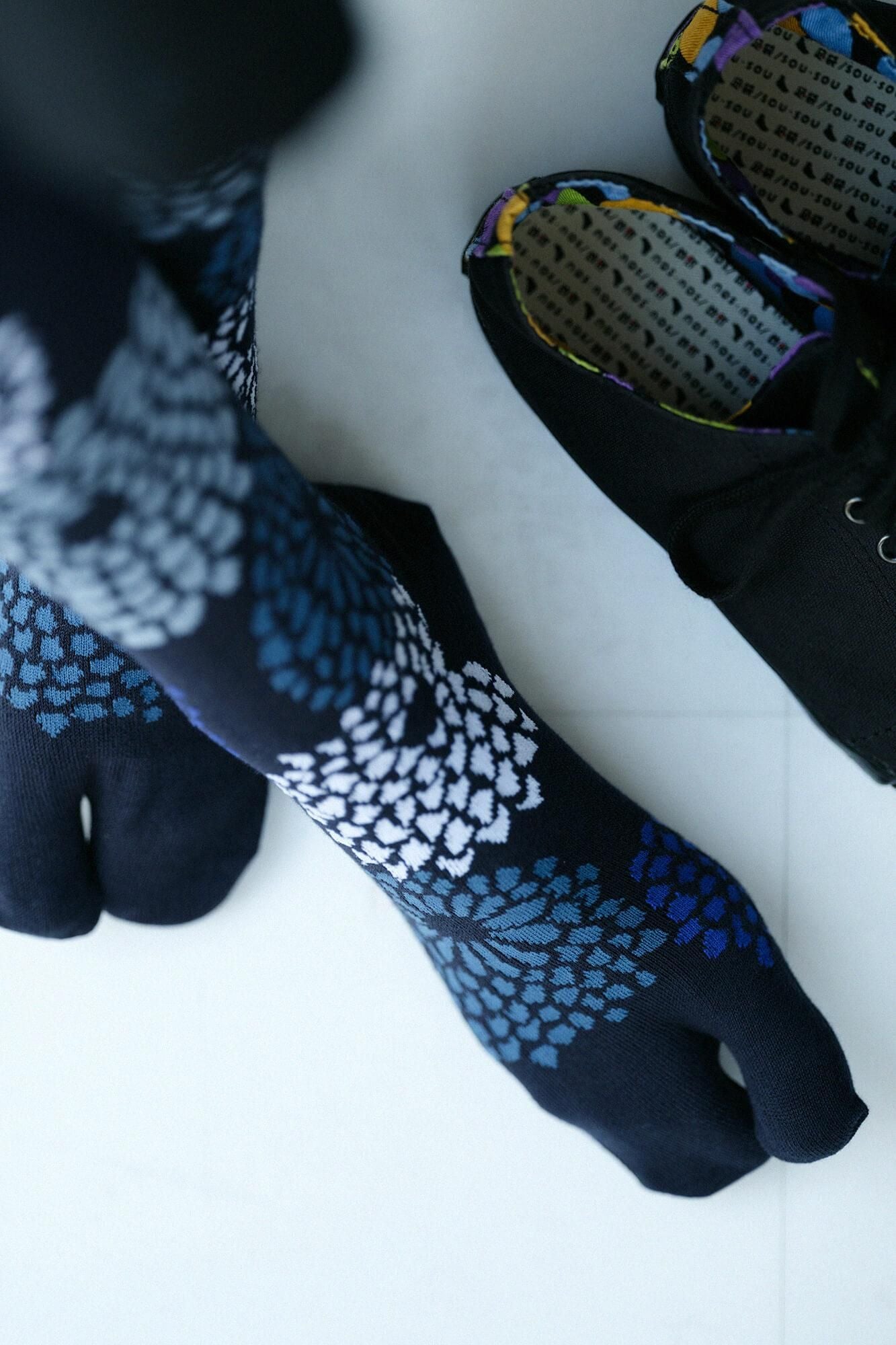 Sous Tabi Choques (longueur du genou) / Chrysanthemum, Shokon