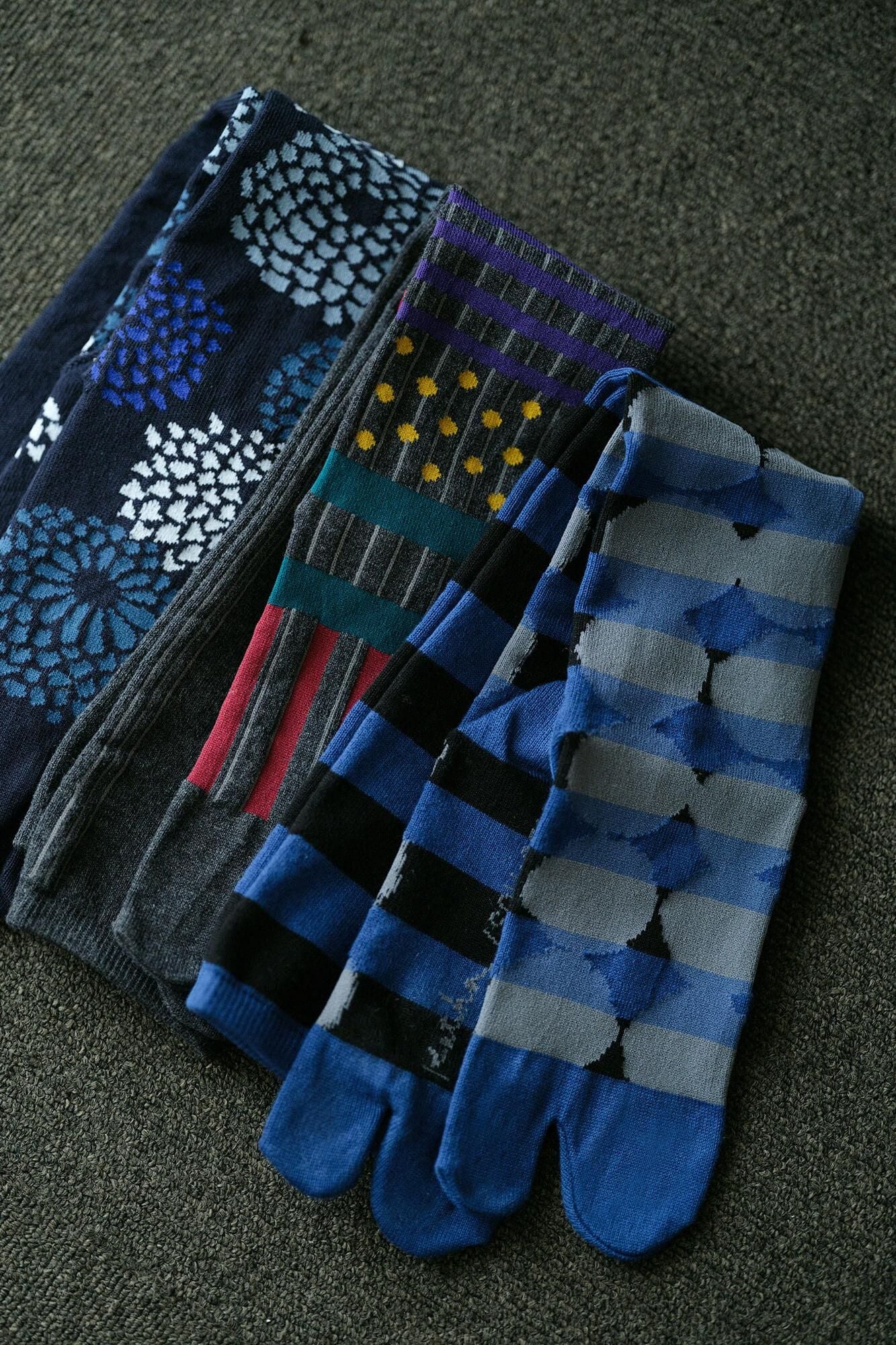 Tabi Socks（Knee High）／Layering Dark Grey