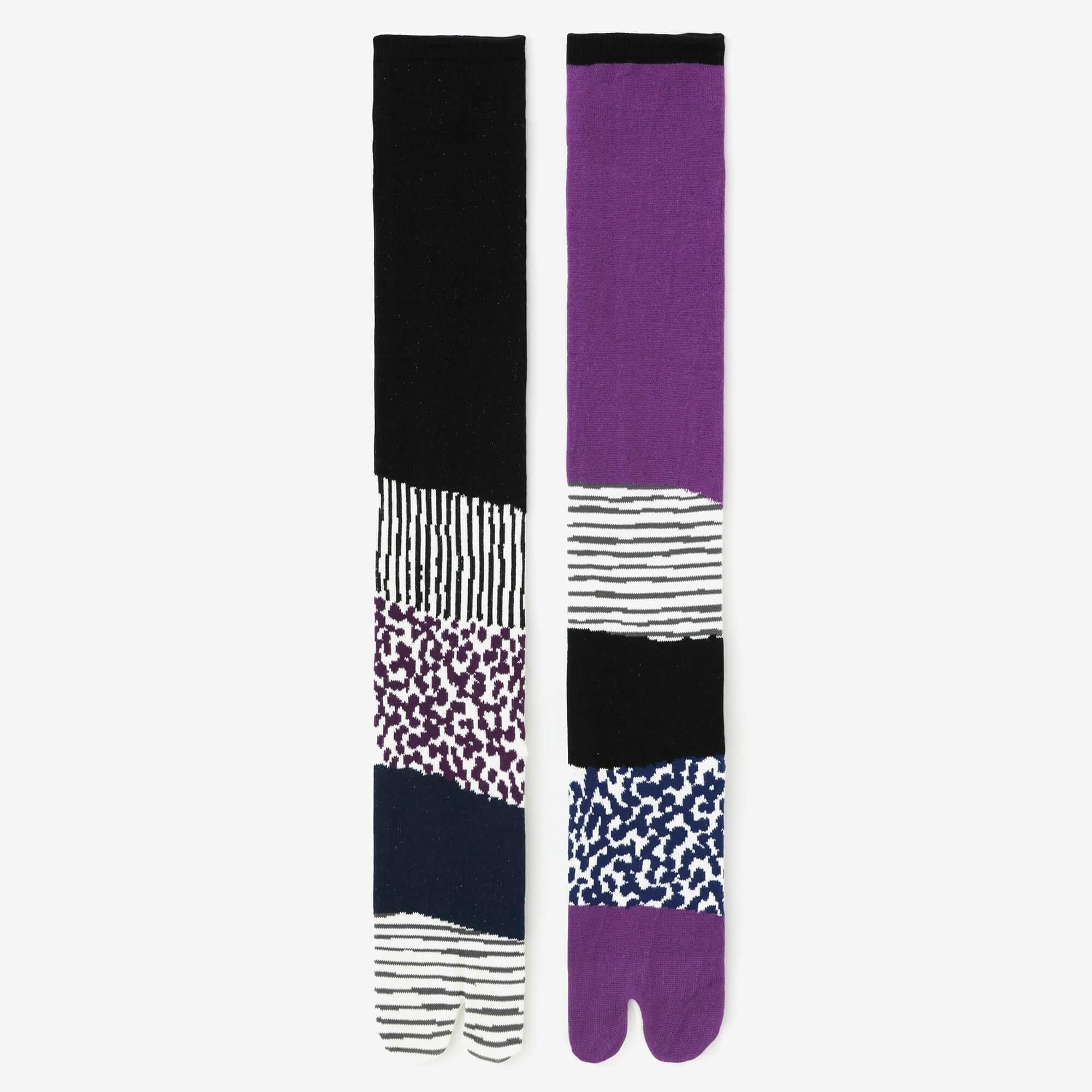 Tabi Socks（Knee High）／Higashiyama Purple