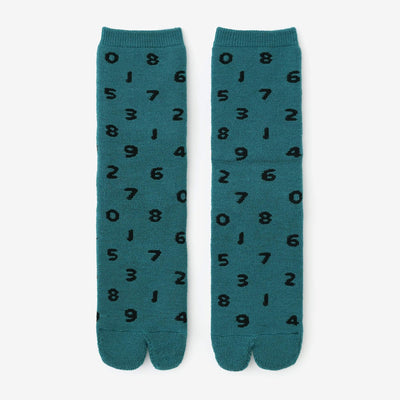 Pile Lining Tabi Socks (Mid-calf)／SO-SU-U Greyish Blue【Men・Women】