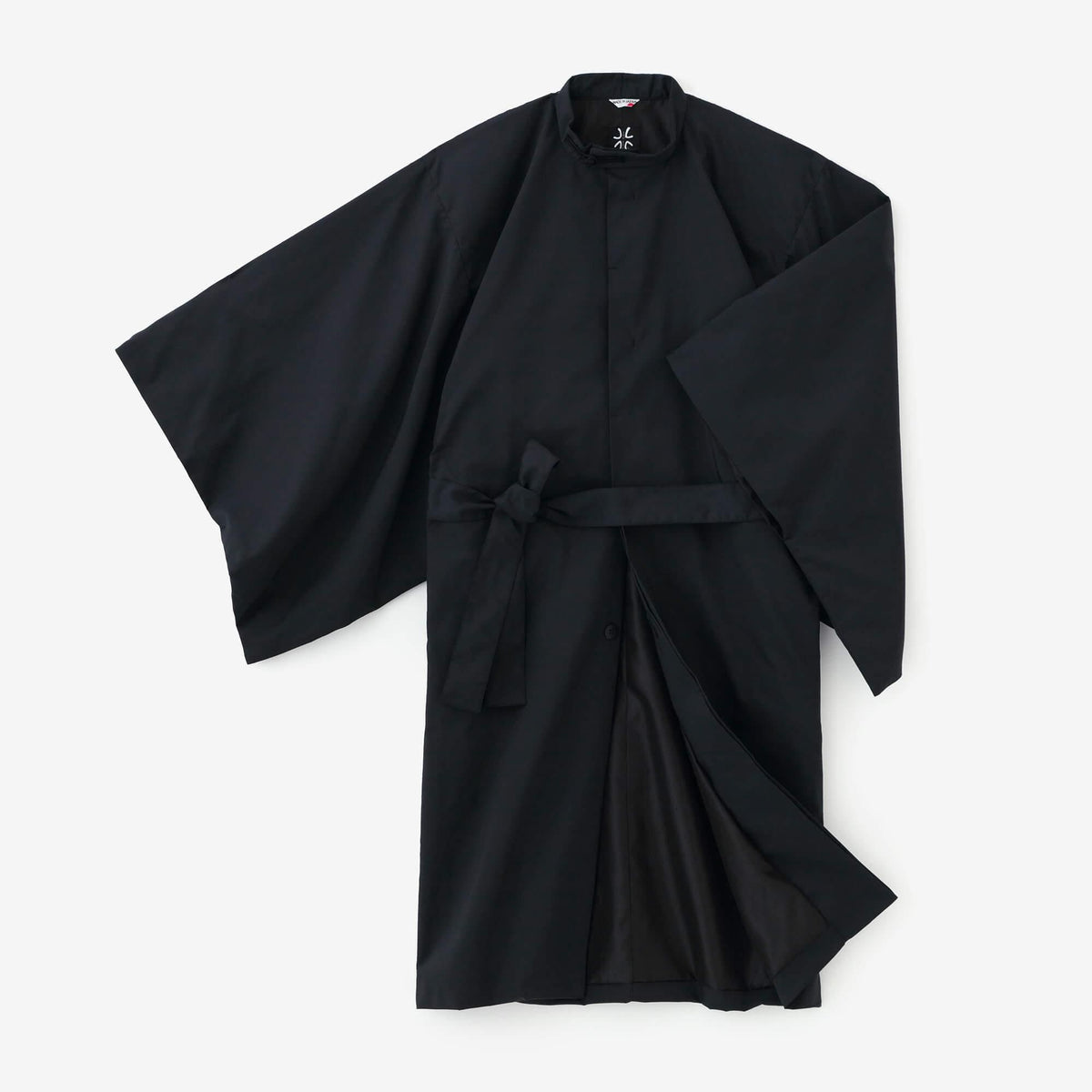 SOU・SOU 撥水織/円領外套／黒紺 撥水織（はっすいおり） 円領外套（えんりょうがいとう）／黒紺