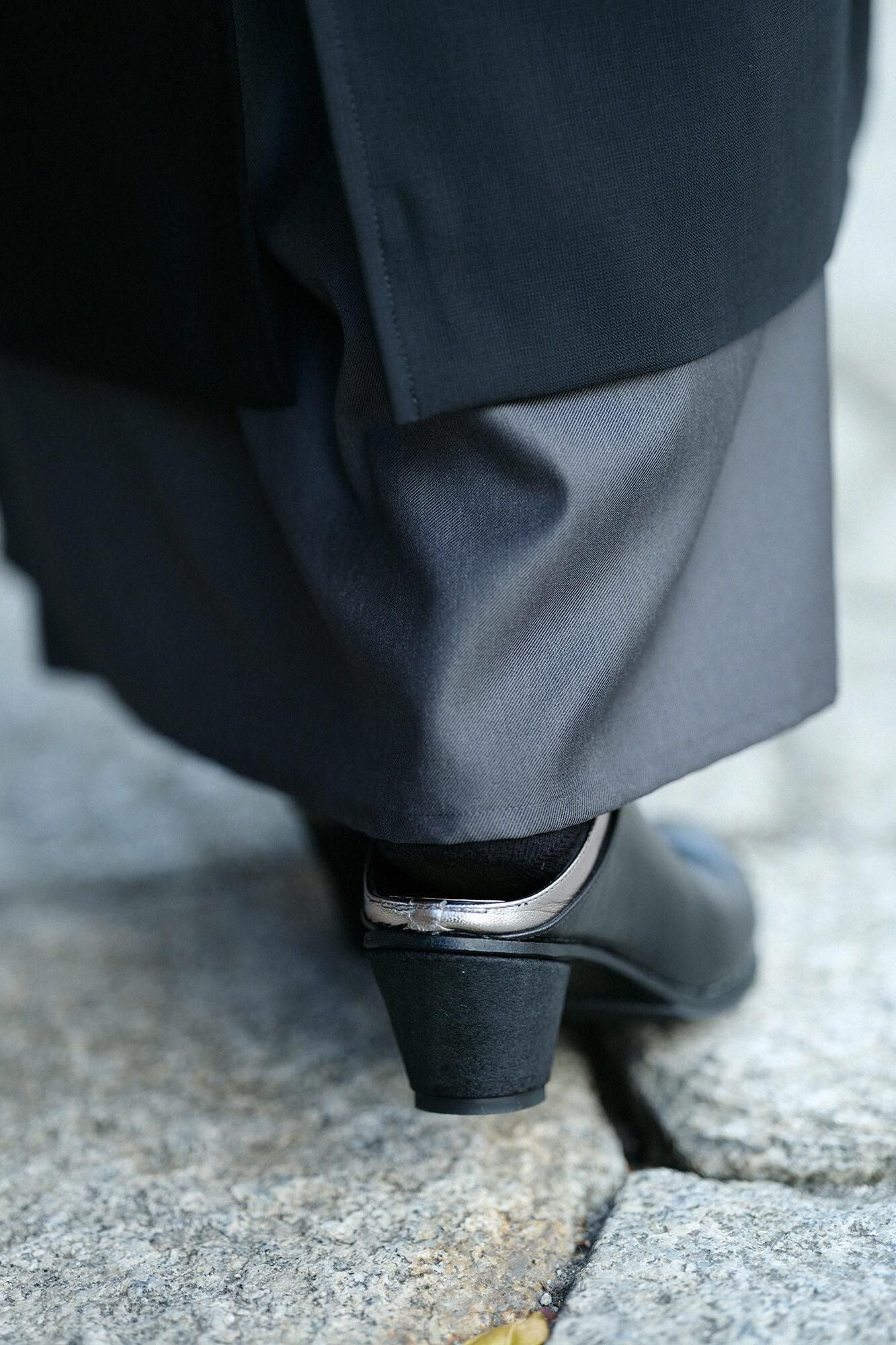 Akutotabi Sungo (45mm) SOU・SOUKikoromo× Kikkabo ／Black 【※Delivery takes approximately 8 months】