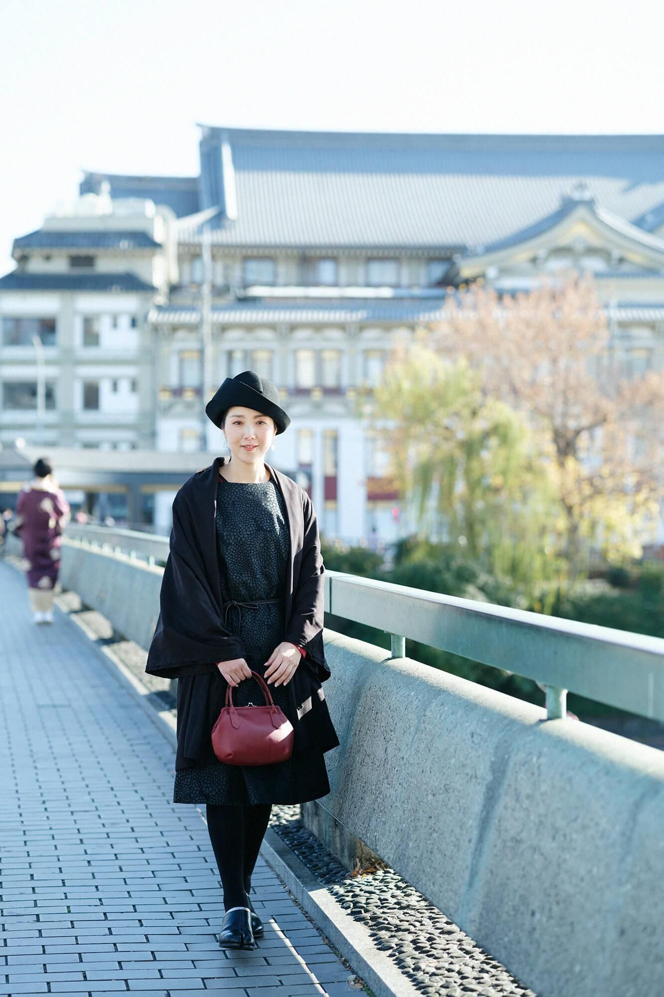 Akutotabi Sungo (45mm) SOU・SOUKikoromo× Kikkabo ／Black 【※Delivery takes approximately 8 months】