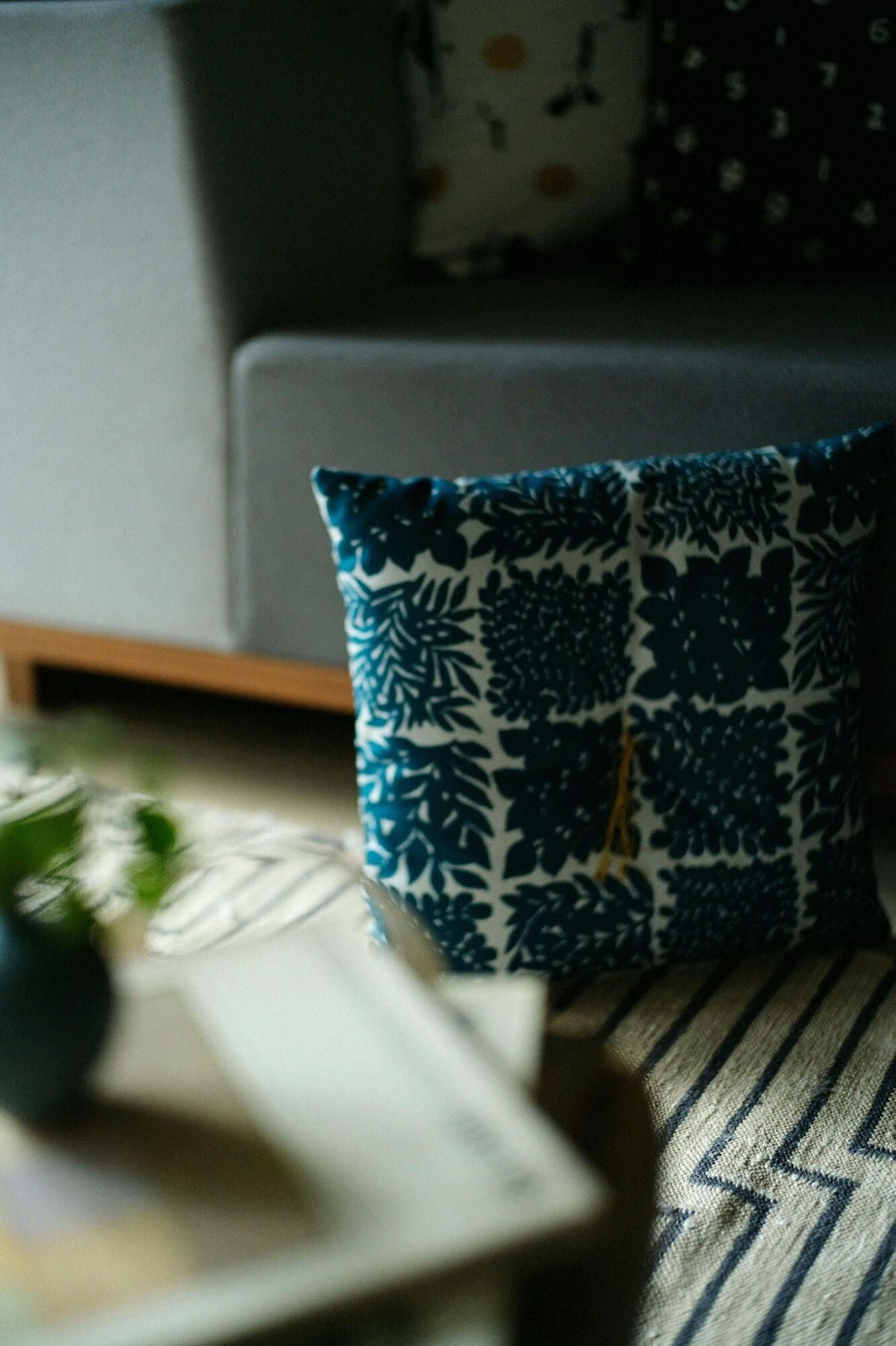 Sou ・ Sou Kyoto Cushion (N ° 8 Canvas) / Hanichimatsu (Hanichimatsu) [※ Livraison d'environ 3 semaines]