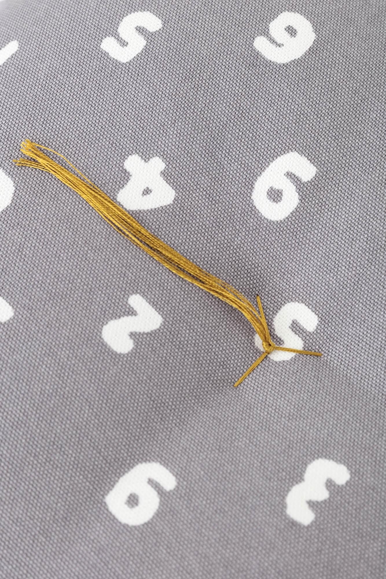 SOU・SOUKyoto Cushion（No.8 Canvas）／SO-SU-U ThinInk Black(Usuzumi color) [※DeliveryApproximately 3 weeks]