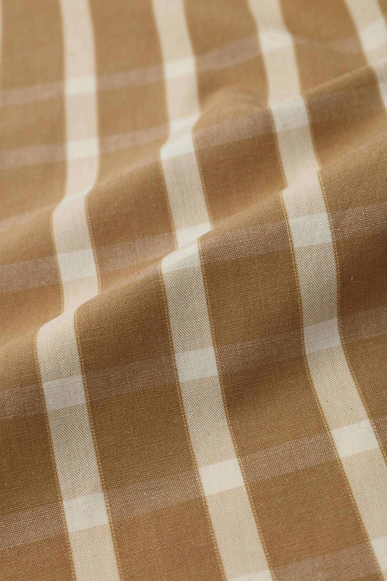 [※ Tailoration détaillée] Coton ISE (20/20) Tissu kimono / Couleur de lin en treillis à huit squish (sucré)