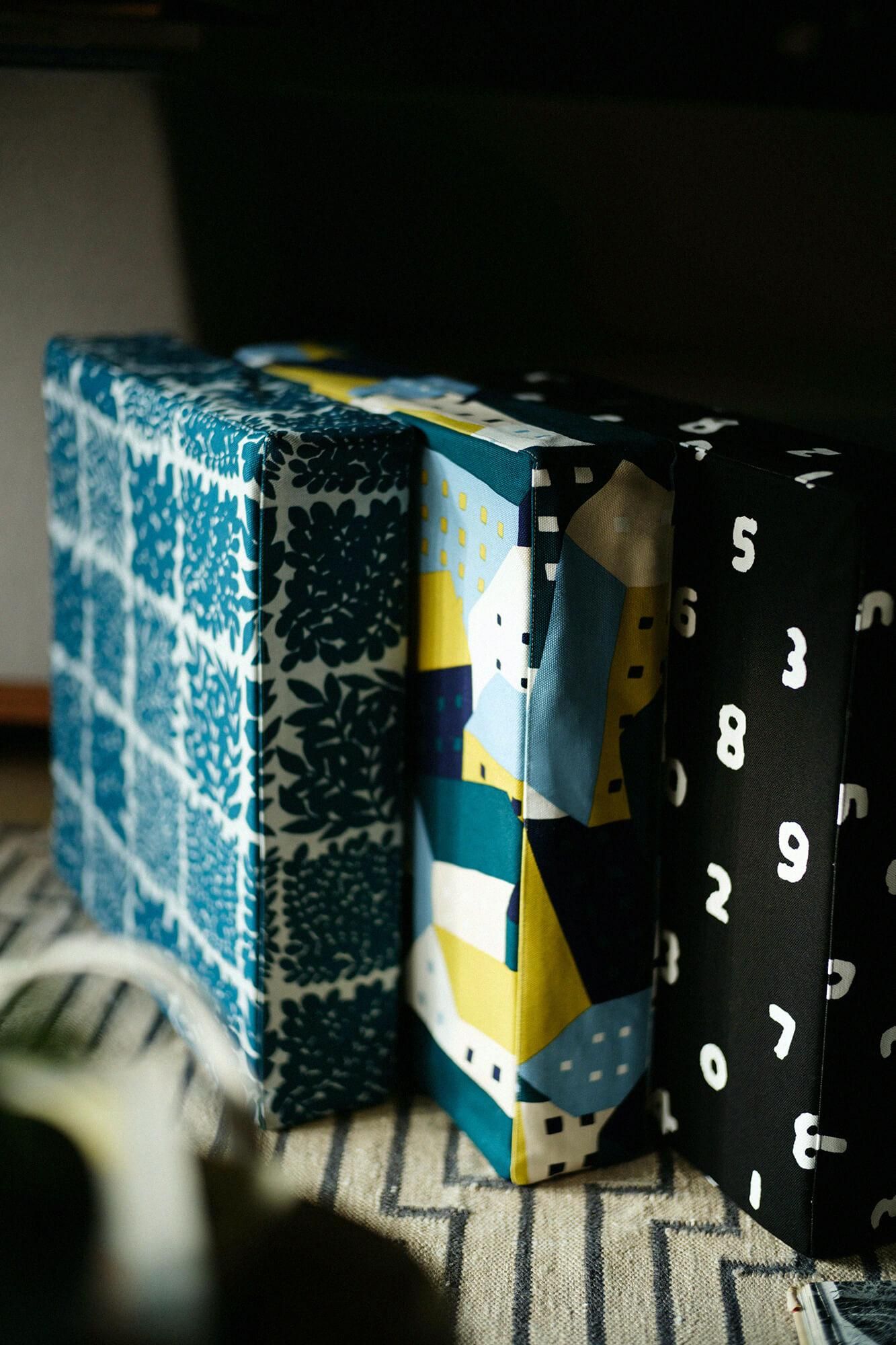 Box Cushion／Hanaichimatsu(Hanaichimatsu) [※DeliveryApproximately 3 weeks]