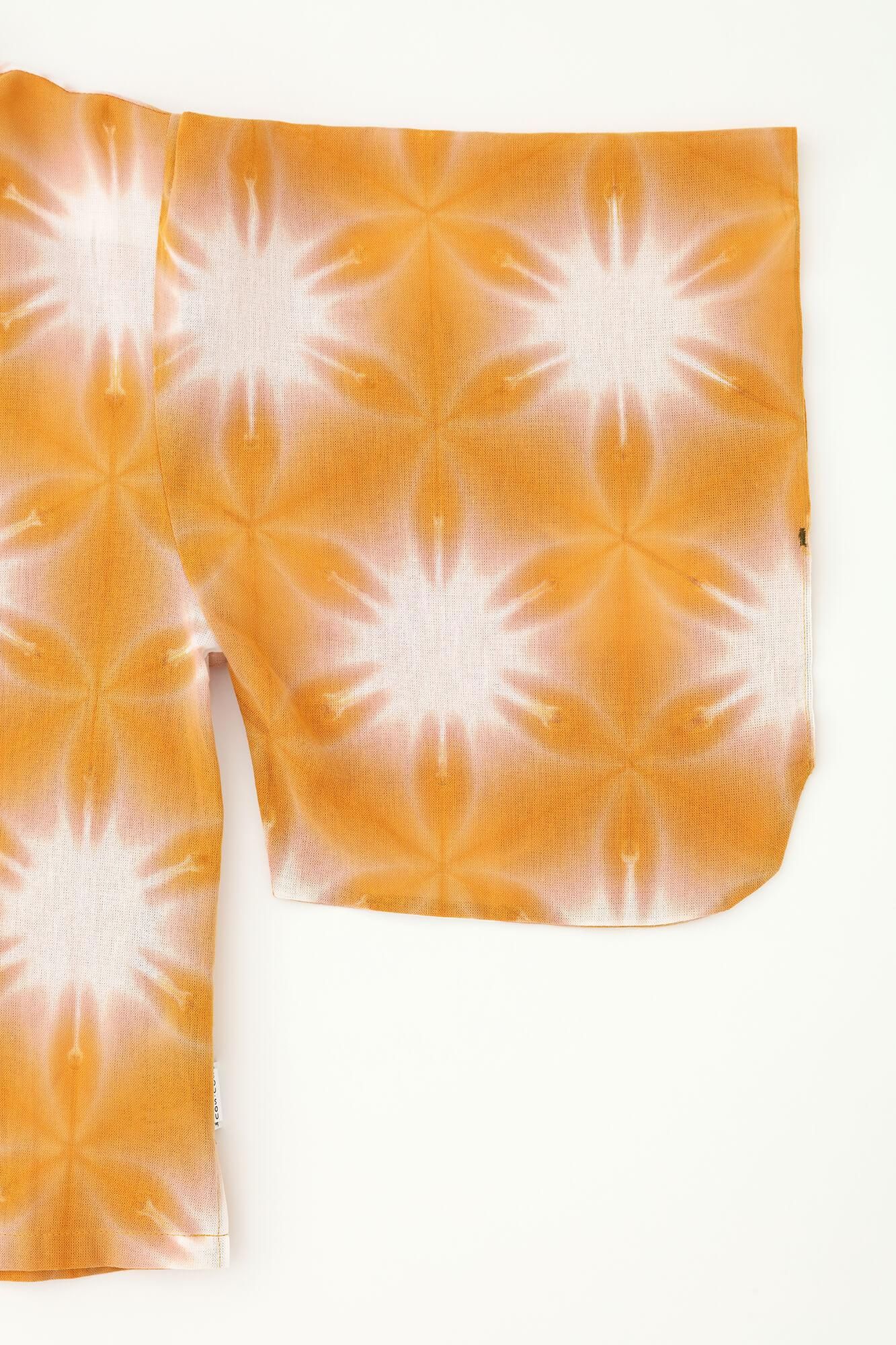 吸烟Chita棉布文字（BUN）草皮（顶部）/雪花（Sekka）琥珀色（Kohakuiro）2