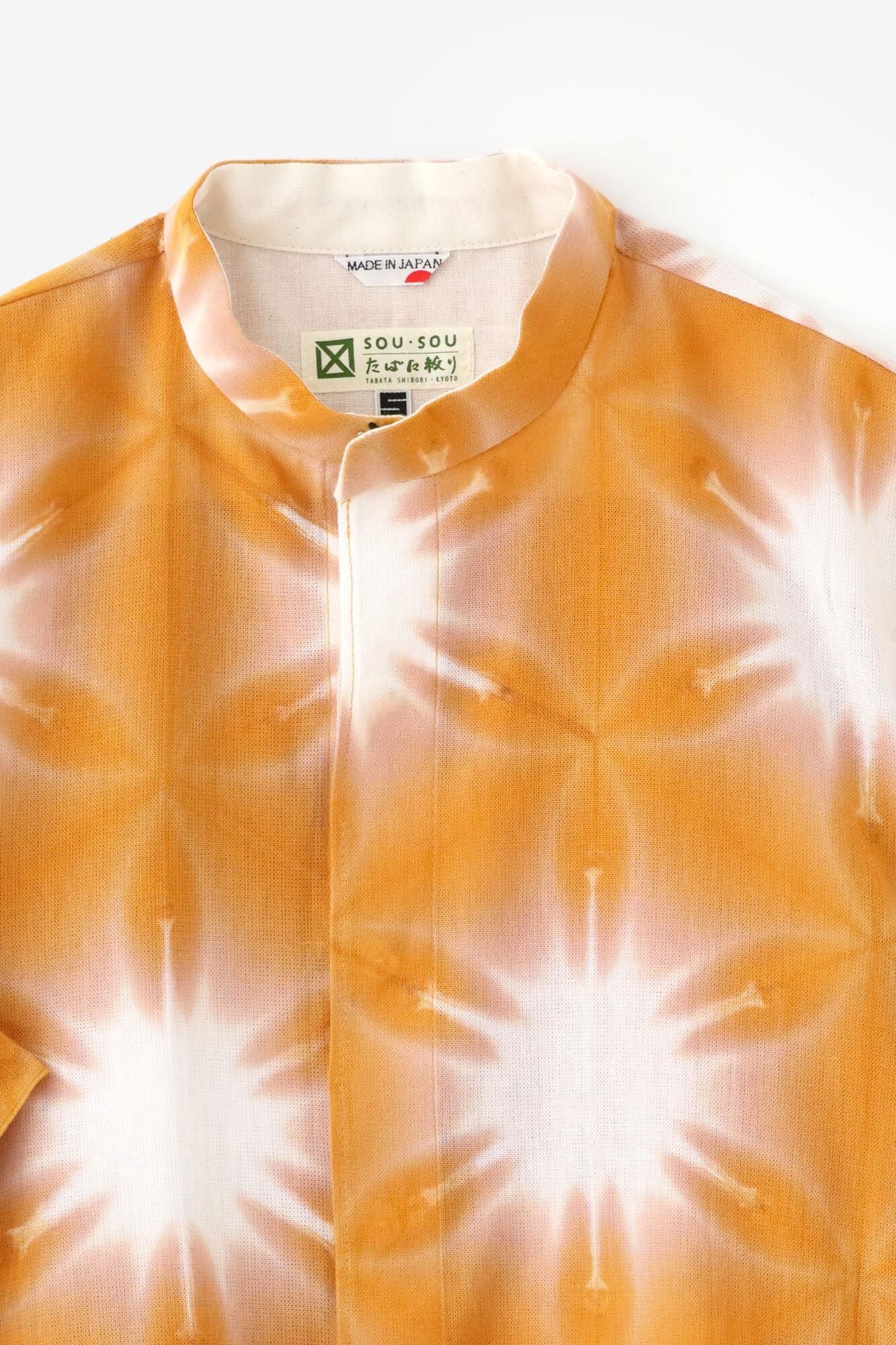 吸烟Chita棉布文字（BUN）草皮（顶部）/雪花（Sekka）琥珀色（Kohakuiro）2