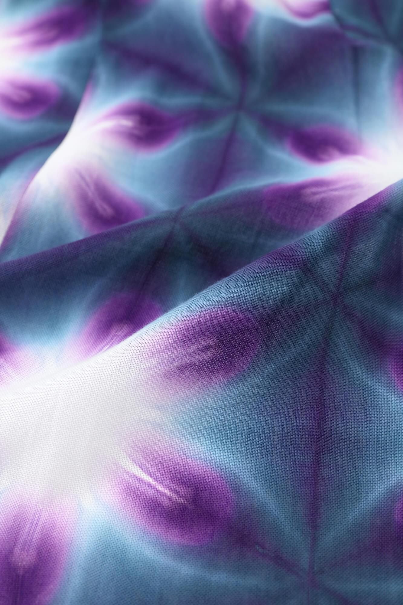 たばた絞り 知多木綿 文（ぶん） 草衣（そうい） 上（うえ）／雪花（せっか） 氷室（ひむろ）