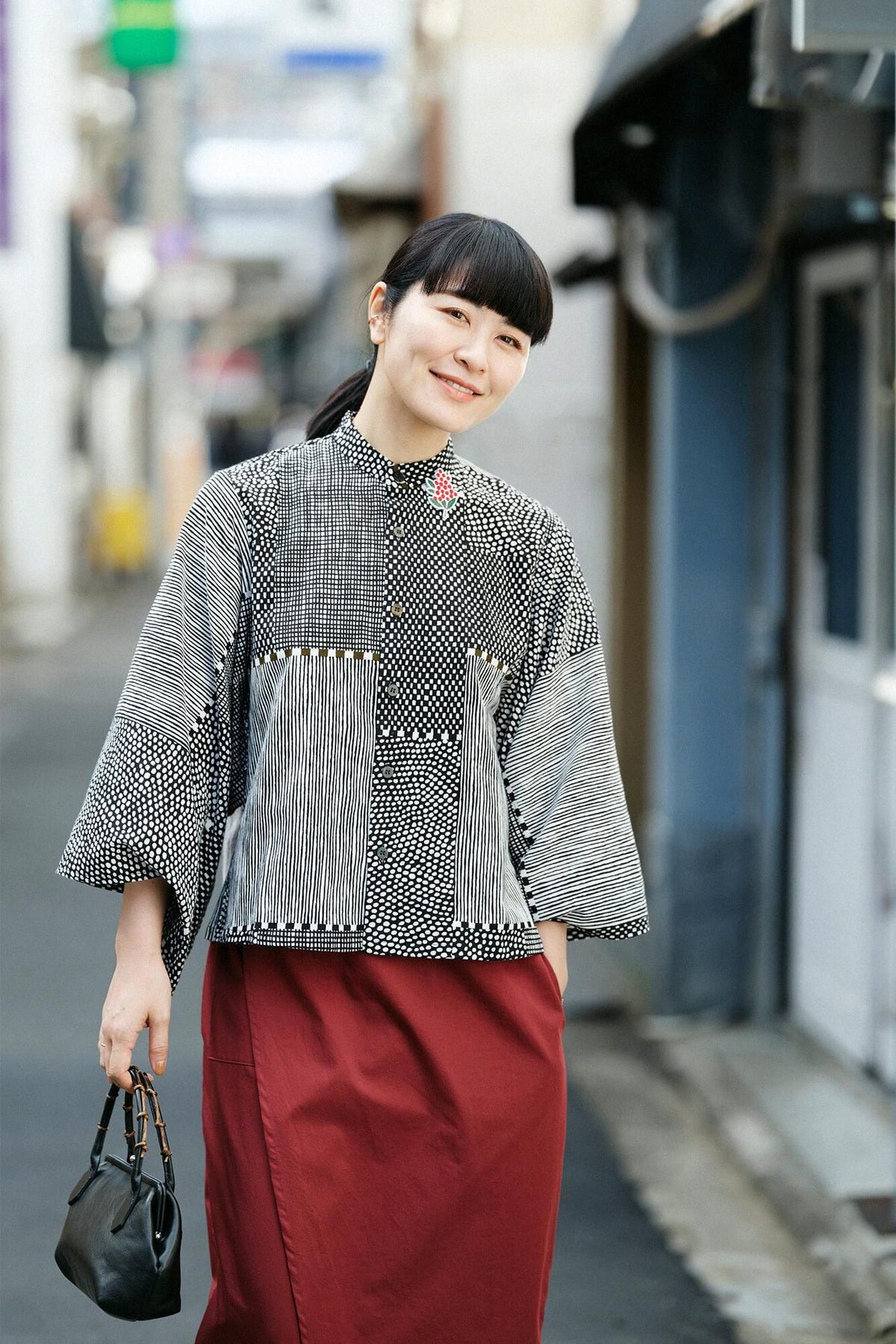 刺繍飾り（ししゅうかざり）／南天竹（なんてんちく）2